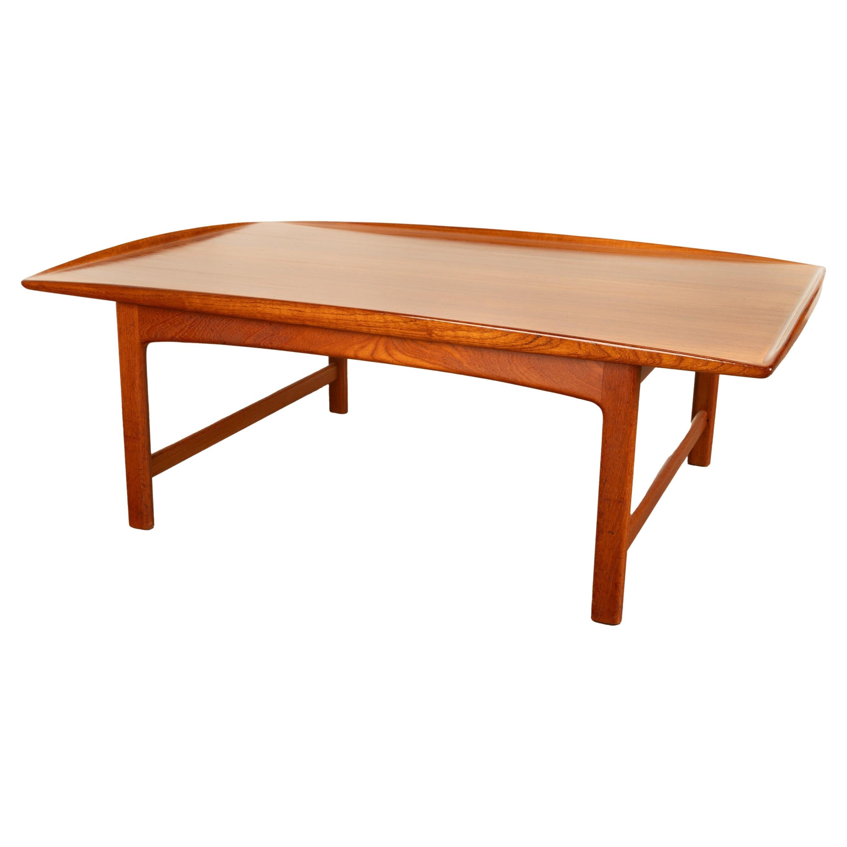 Grande table basse suédoise moderne du milieu du siècle Folke Ohlsson Tingstroms 1960 en vente