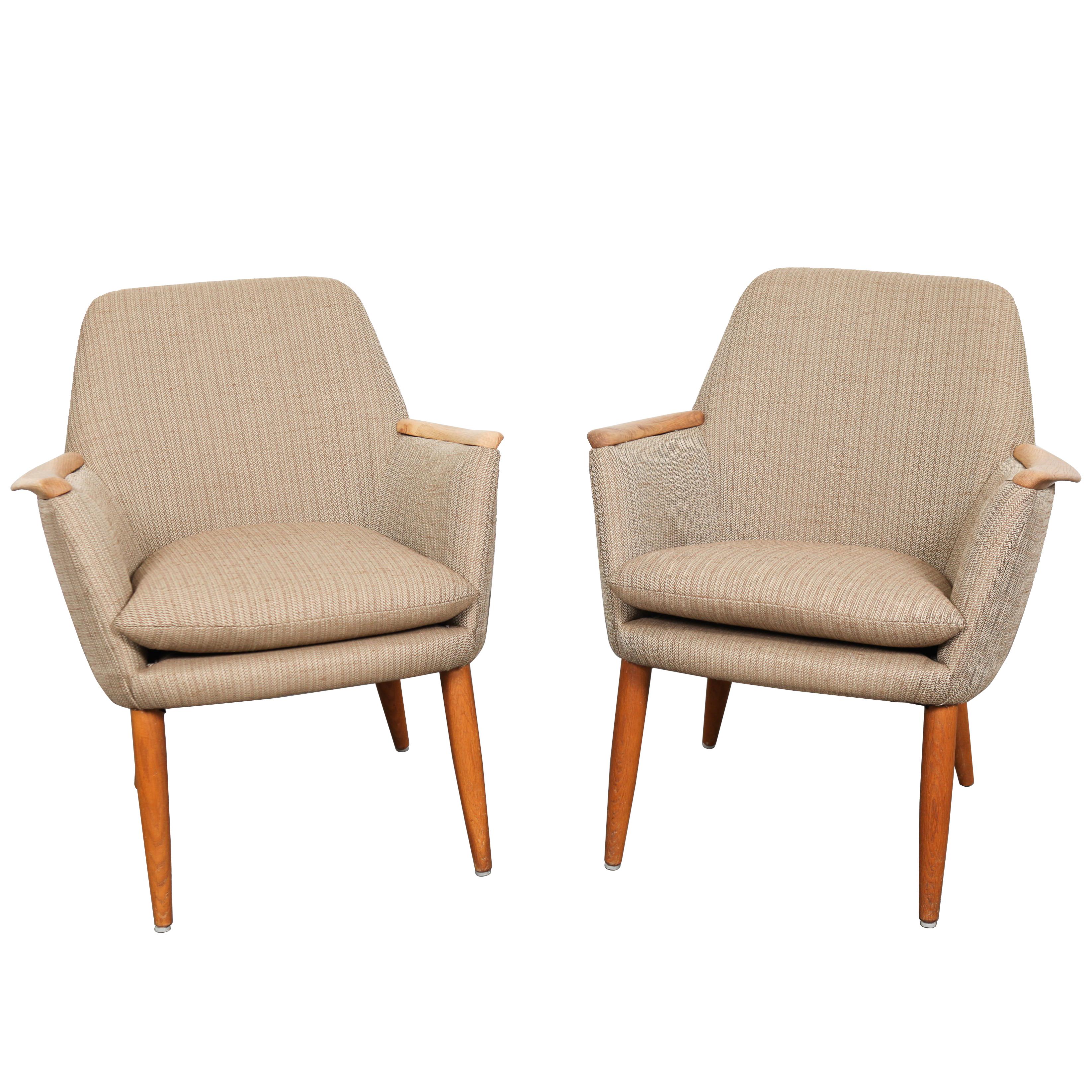 Mid-Century Modern Swedish Lounge Chairs