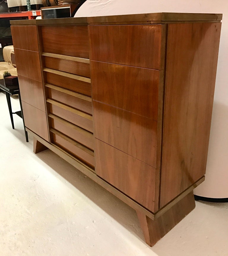 MidCentury Modern Swedish Mobelfabrik Vanity Chest Dresser Chest of