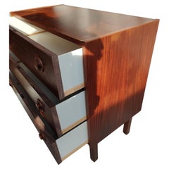 Mid-Century Modern Swedish Petite 3 Drawer Teak Dresser, circa 1970