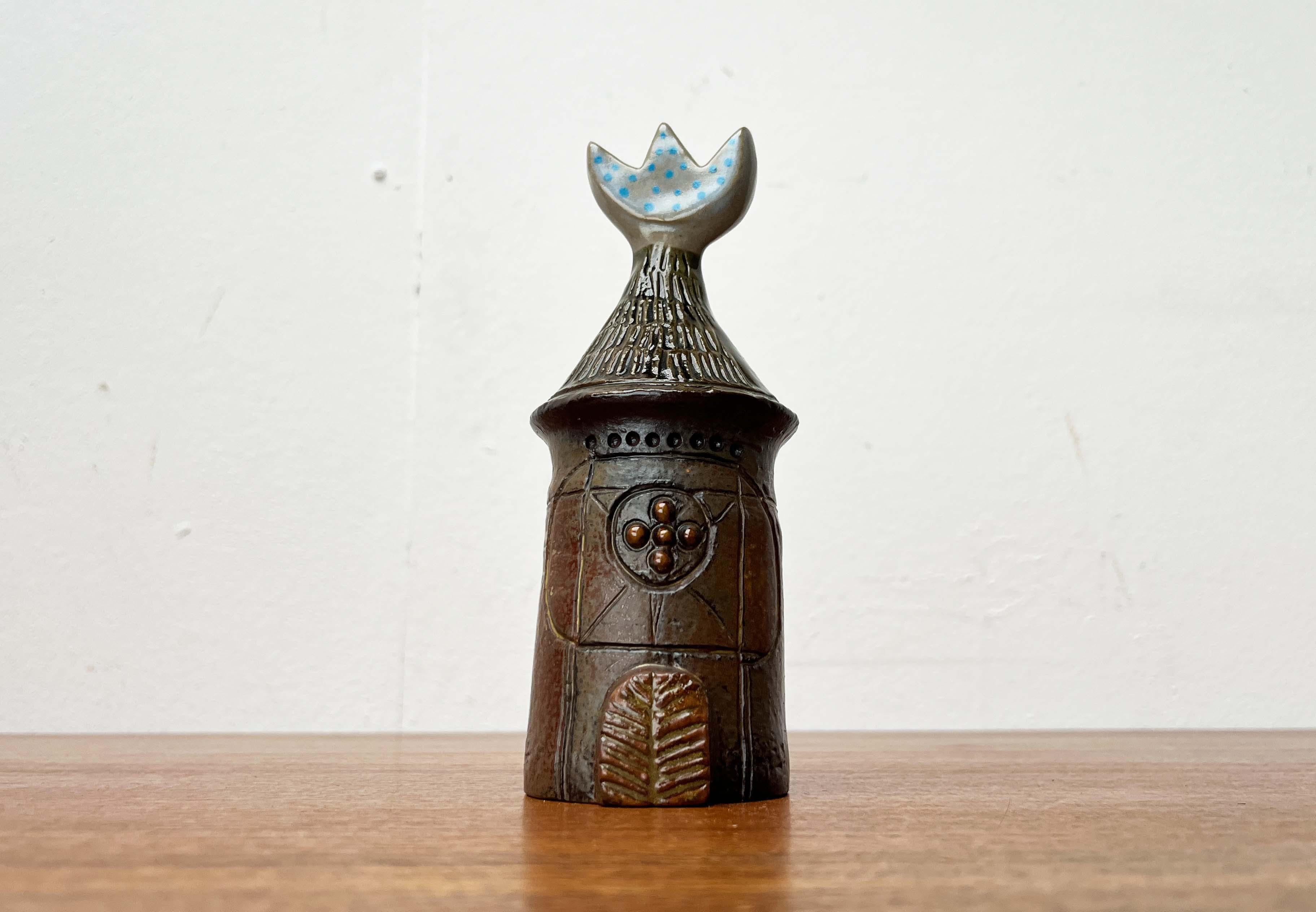 Studio Pottery svedese moderno di metà secolo serie Bagdad House 2 di Bertil Vallien per Gustavsberg, anni '60