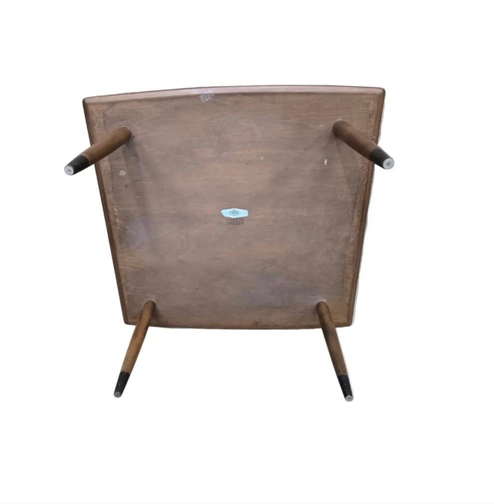 Table basse en teck suédois moderne du milieu du siècle par Dux en vente 1