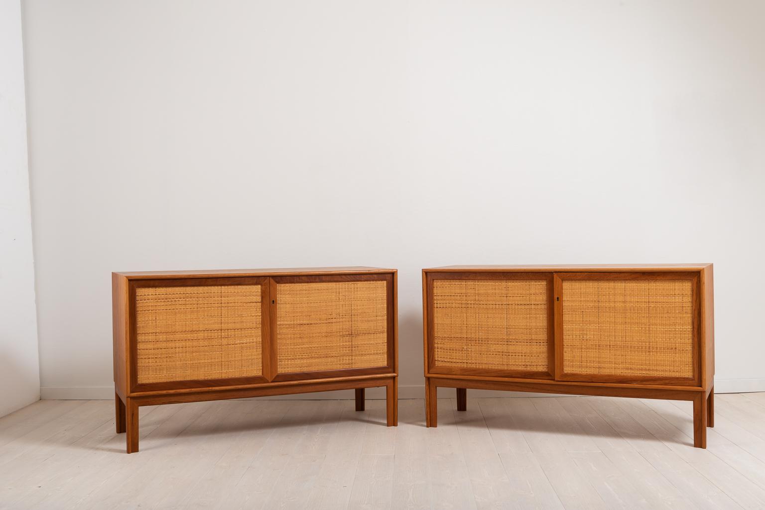 Mid-Century Modern Swedish Teak Sideboards by Alf Svensson 1