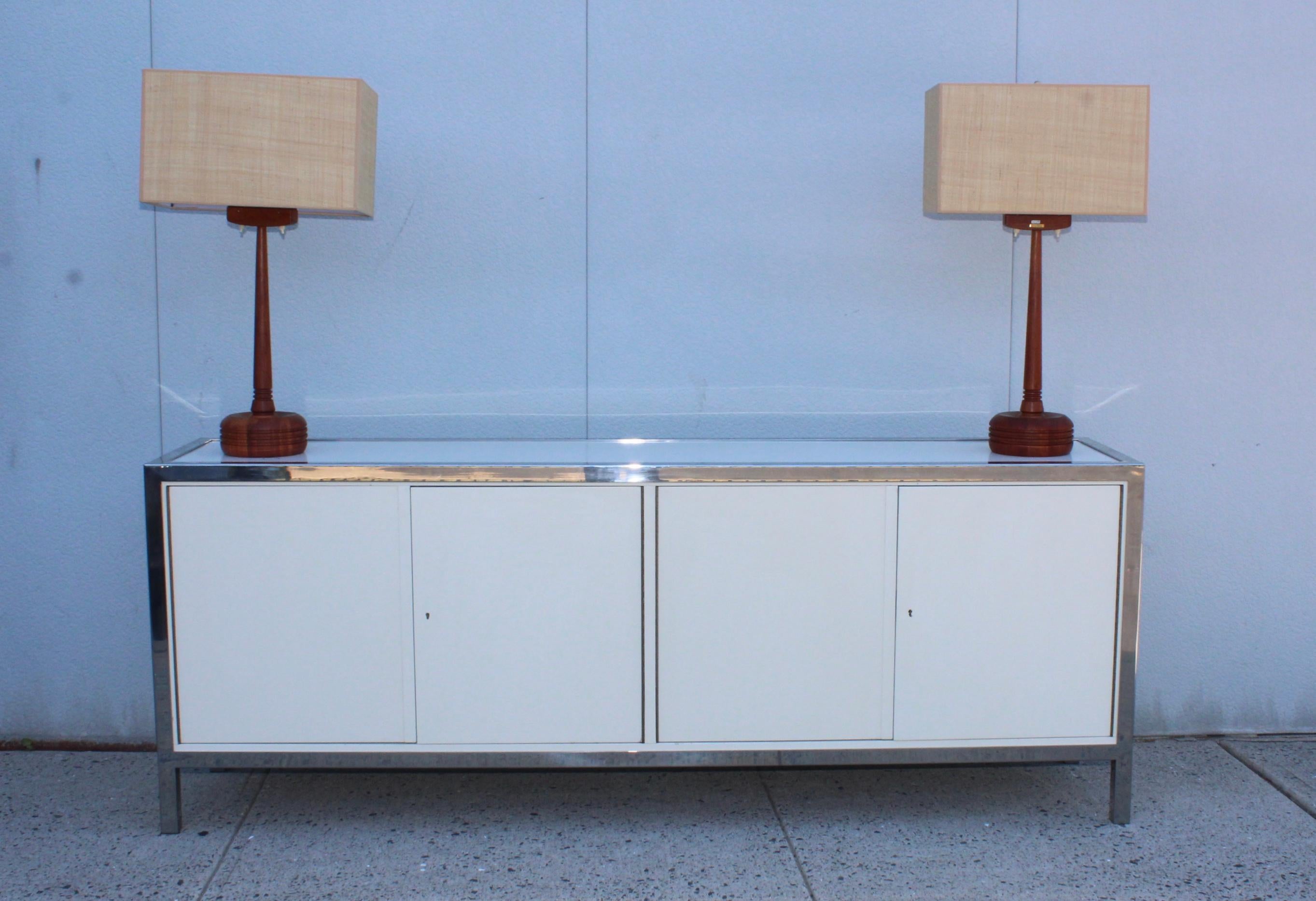20th Century Mid-Century Modern Swedish Teak Table Lamps