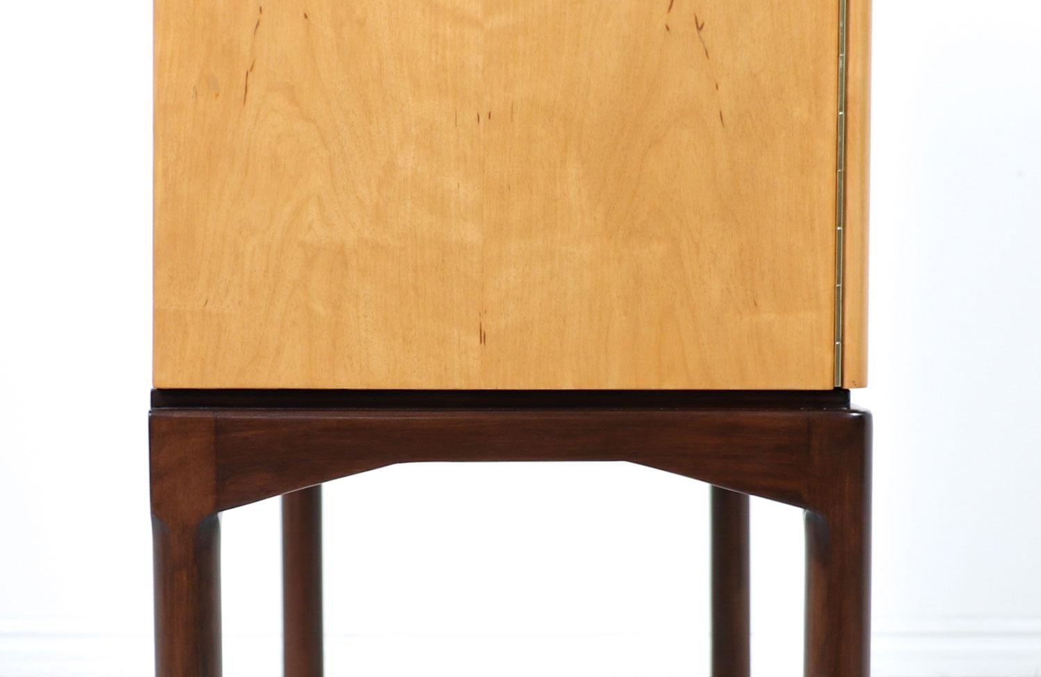 Mid-Century Modern Swedish Two-Tone Cabinet by Ferd Lundquist 1