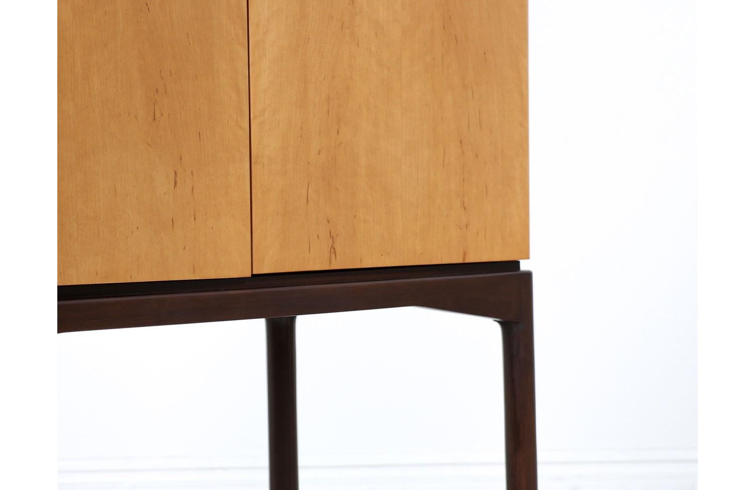 Mid-Century Modern Swedish Two-Tone Cabinet by Ferd Lundquist 3