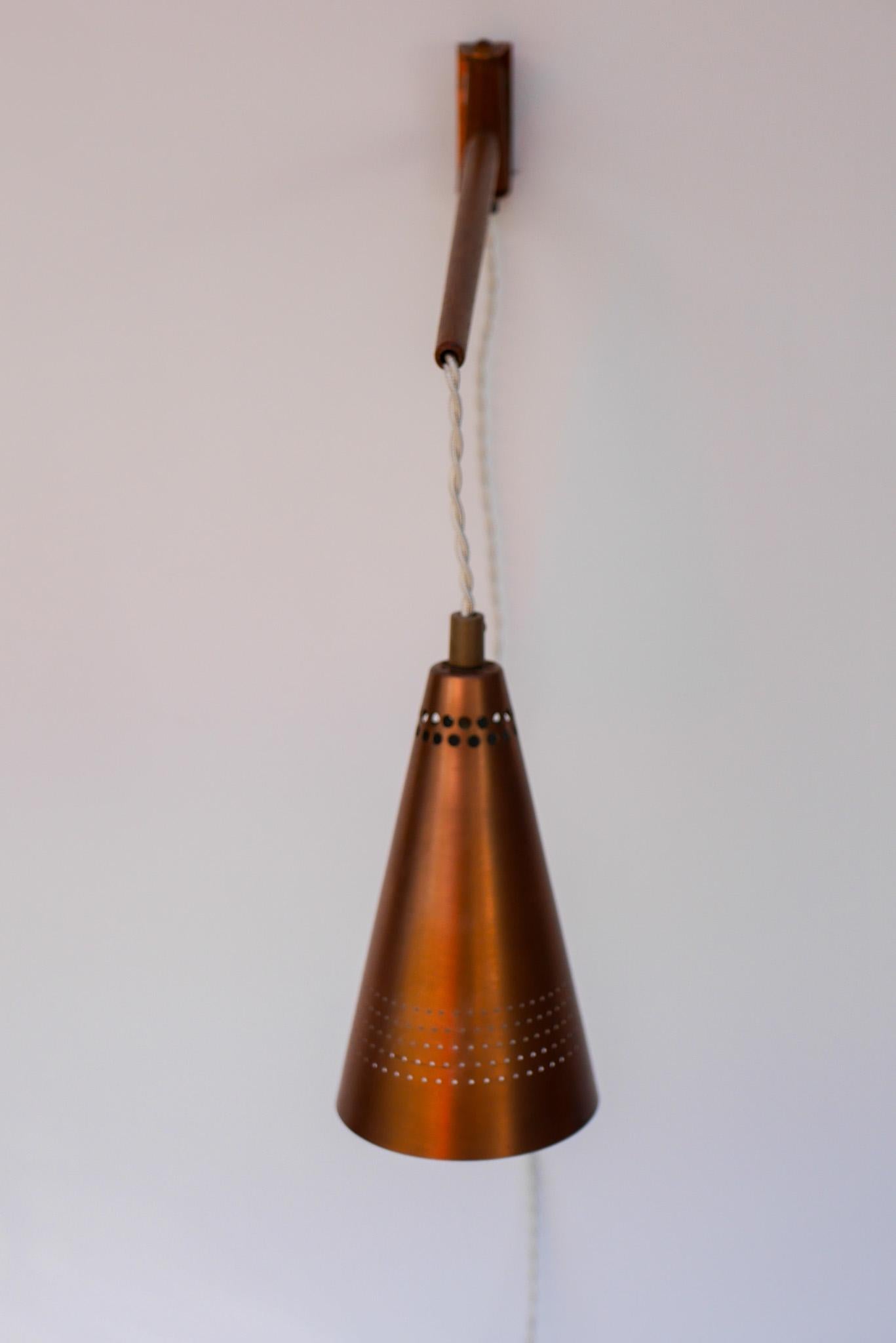 Mid-Century Modern Swedish Wall Lamp  or sconce by Hans Agne Jakobsson, Markaryd 14
