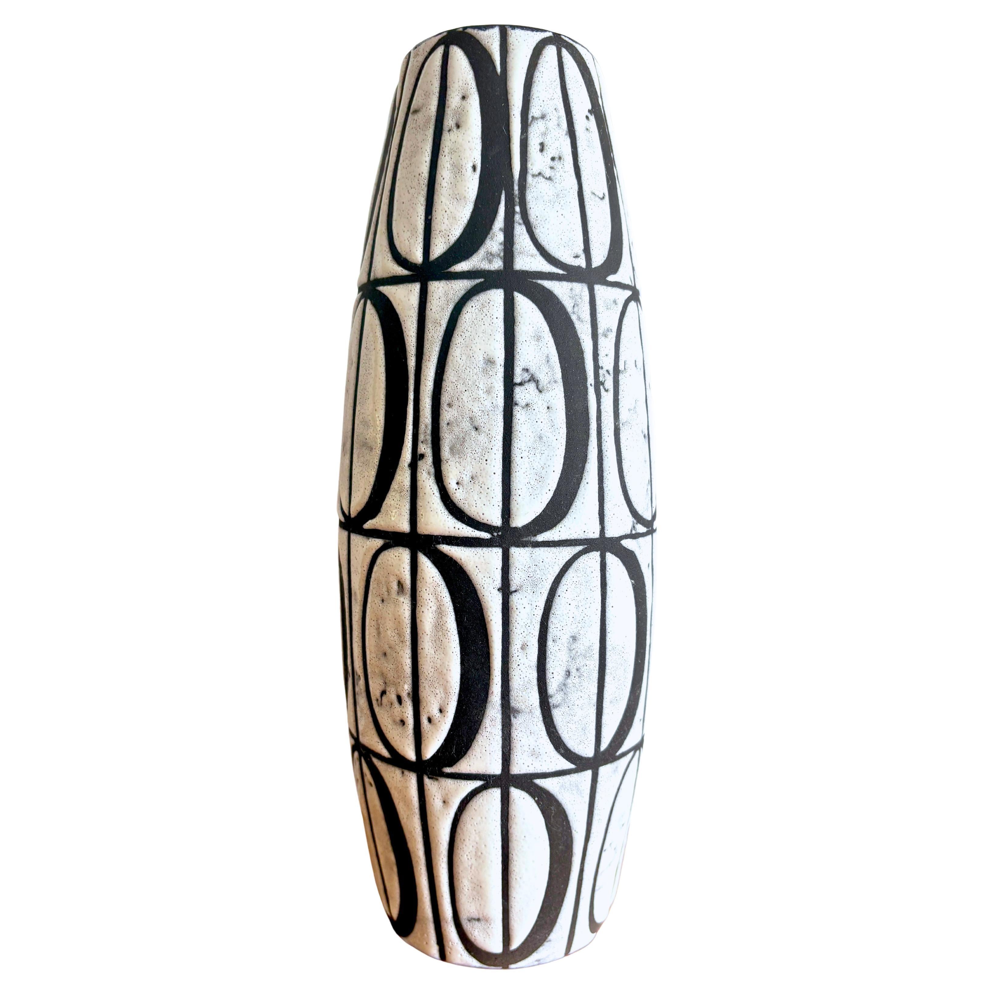 Mid-Century Modern Swiss Earthenware Vase by Ziegler Schaffhausen