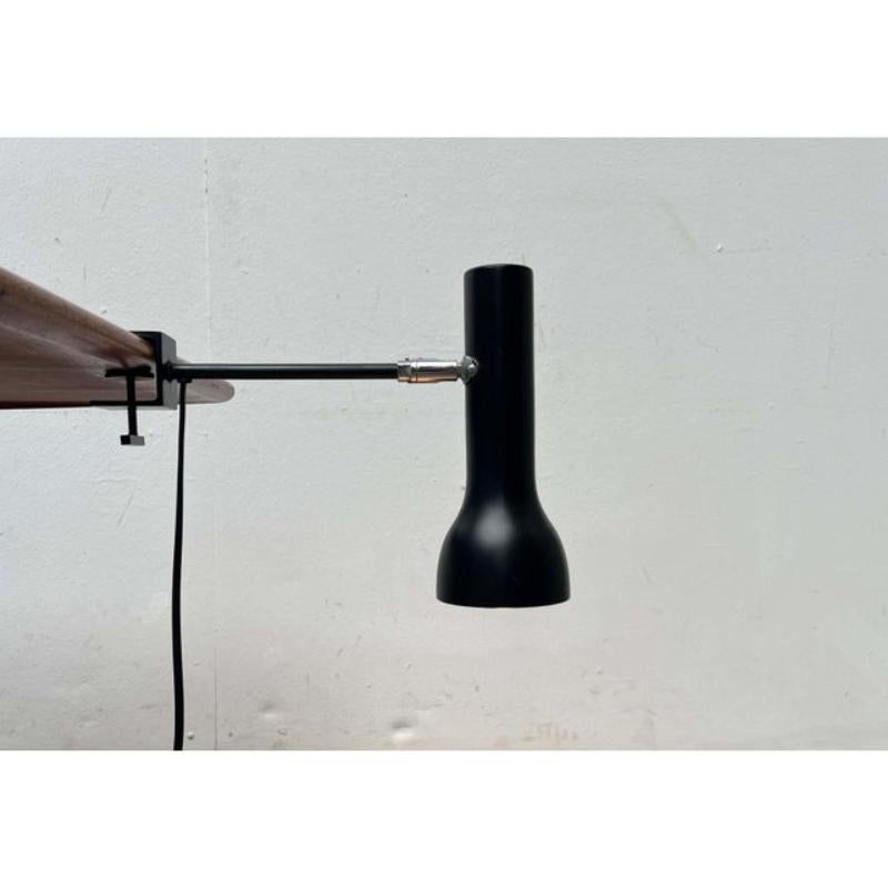 Lámpara de sobremesa de pinza minimalista suiza de mediados de siglo, equipo SLZ, años 60 en venta 8
