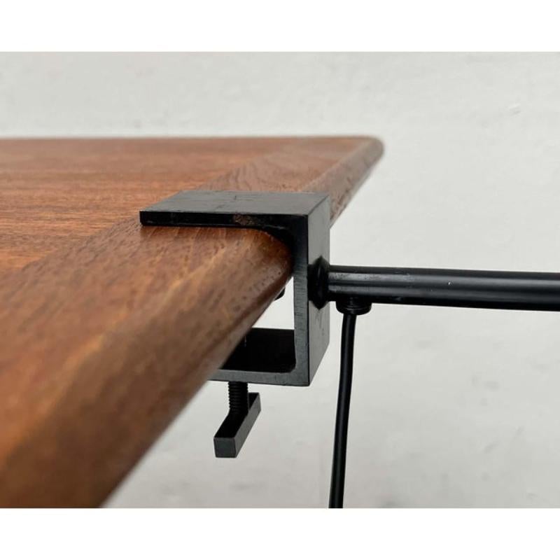 Lámpara de sobremesa de pinza minimalista suiza de mediados de siglo, equipo SLZ, años 60 en venta 10