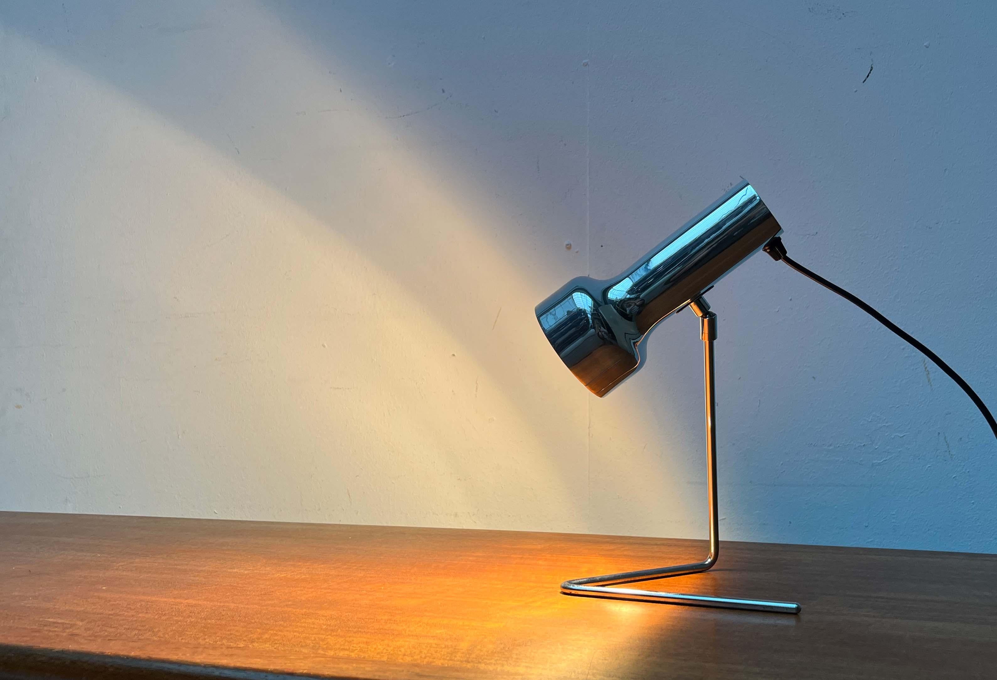 Mid-Century Modern Swiss Minimalist Table Lamp, 1960s For Sale 11