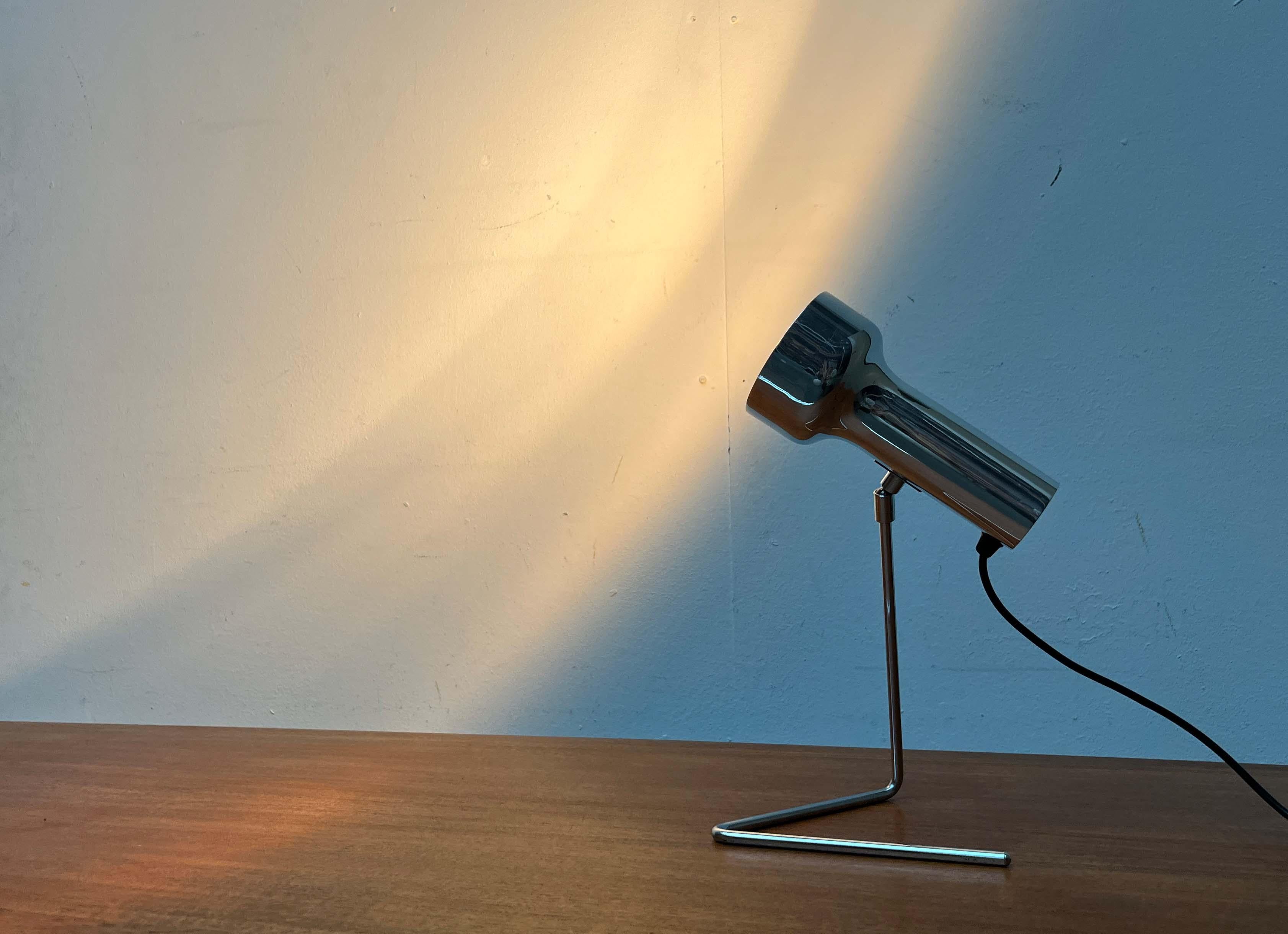 Mid-Century Modern Swiss Minimalist Table Lamp, 1960s For Sale 12