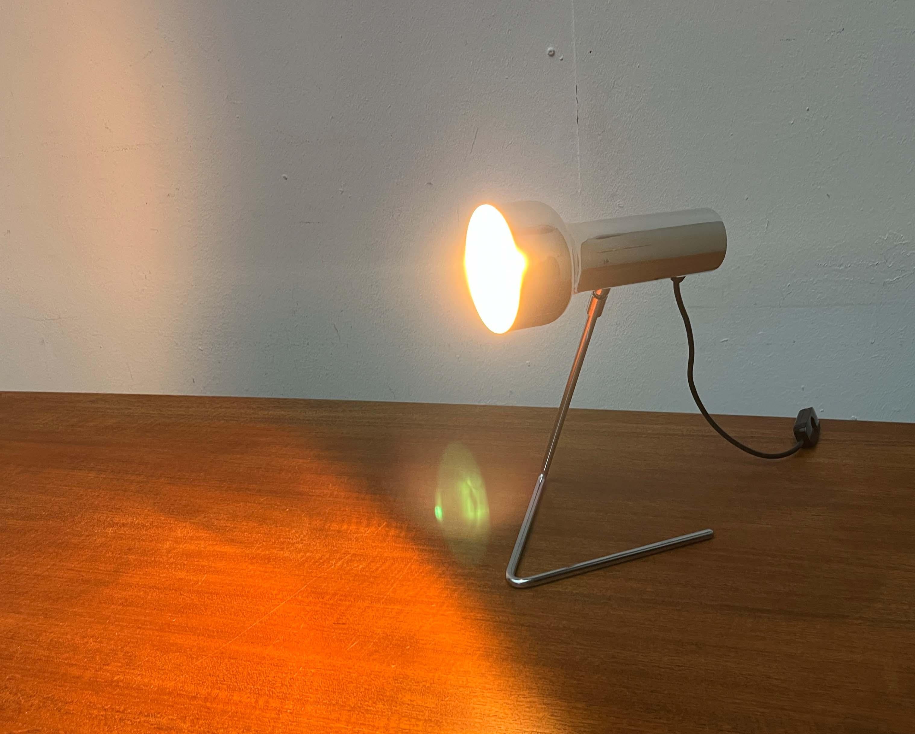 Mid-20th Century Mid-Century Modern Swiss Minimalist Table Lamp, 1960s For Sale