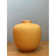 Mid-Century Modern Swiss Orange Ceramic Vase