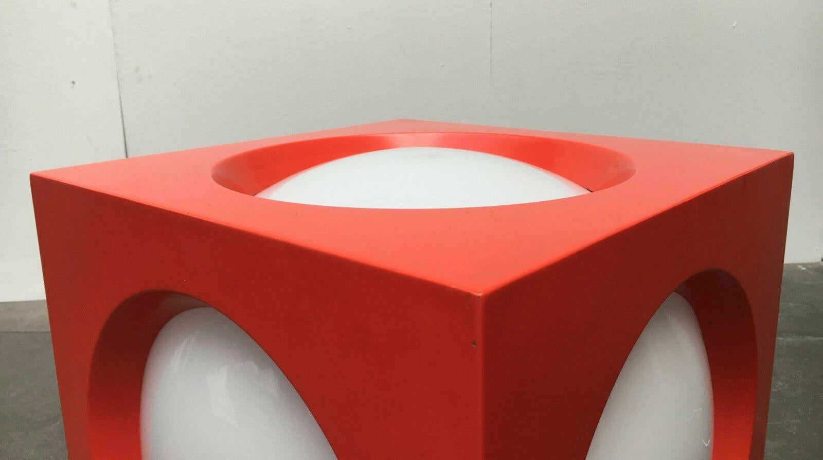 Lampada da terra a cubo T-267 di Modern Age svizzera del metà secolo, Carl Moor, BAG Turgi in vendita 6