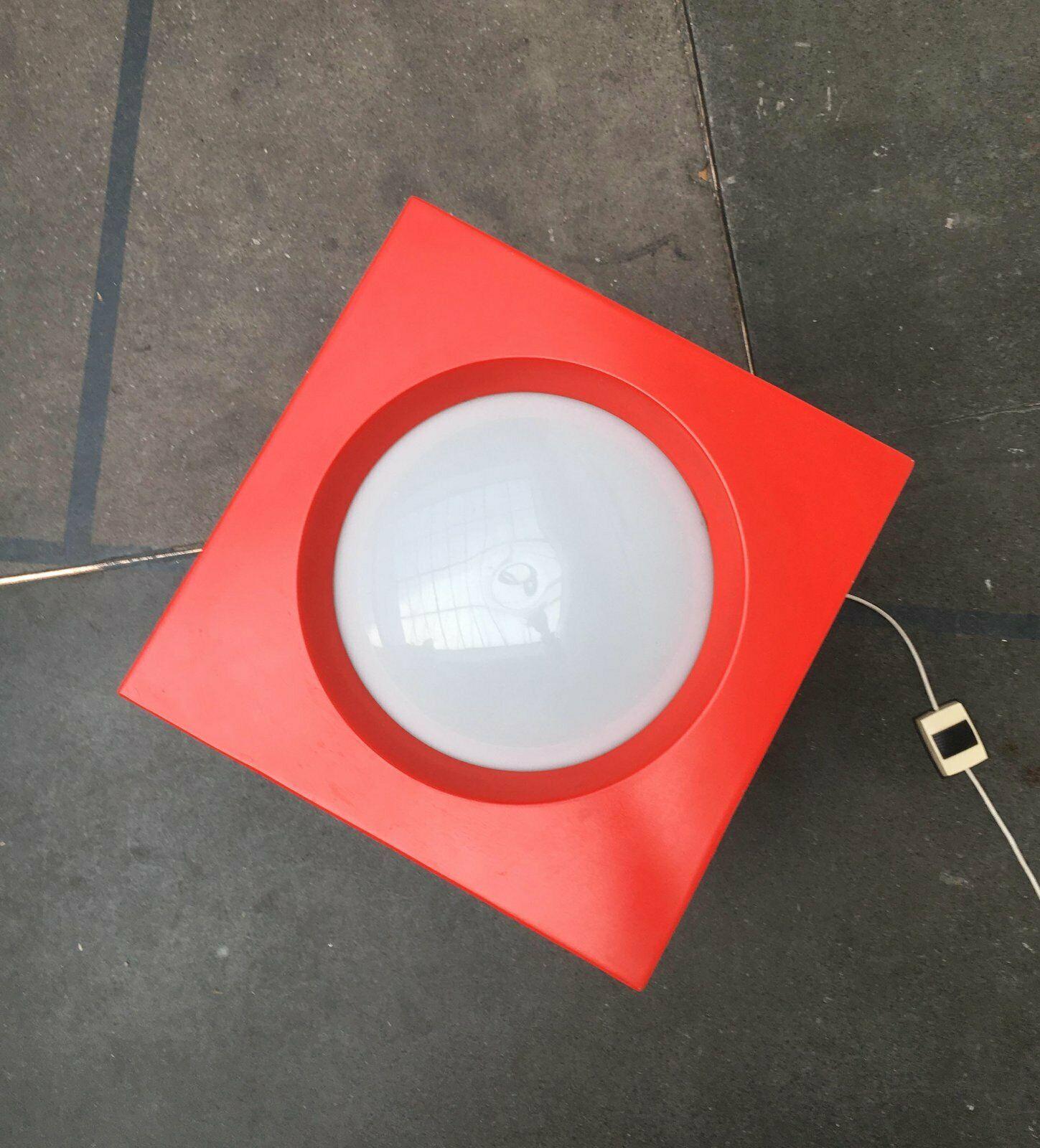 Lampada da terra a cubo T-267 di Modern Age svizzera del metà secolo, Carl Moor, BAG Turgi in vendita 11