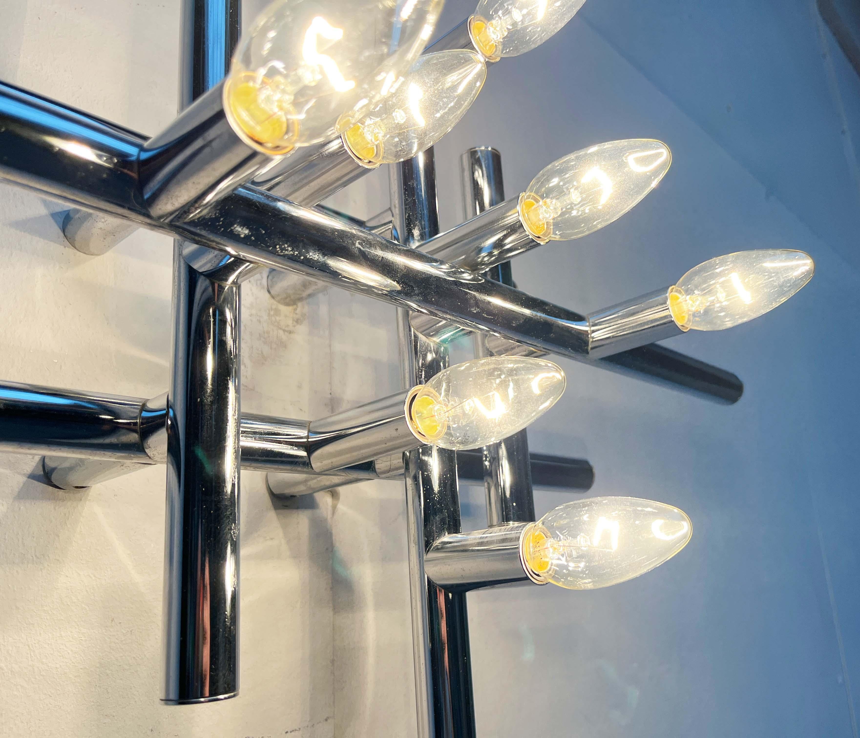 Lámpara de pared o de techo de la Modern Modern Space Age suiza de mediados de siglo de Temde, Suiza en Bueno estado para la venta en Hamburg, DE