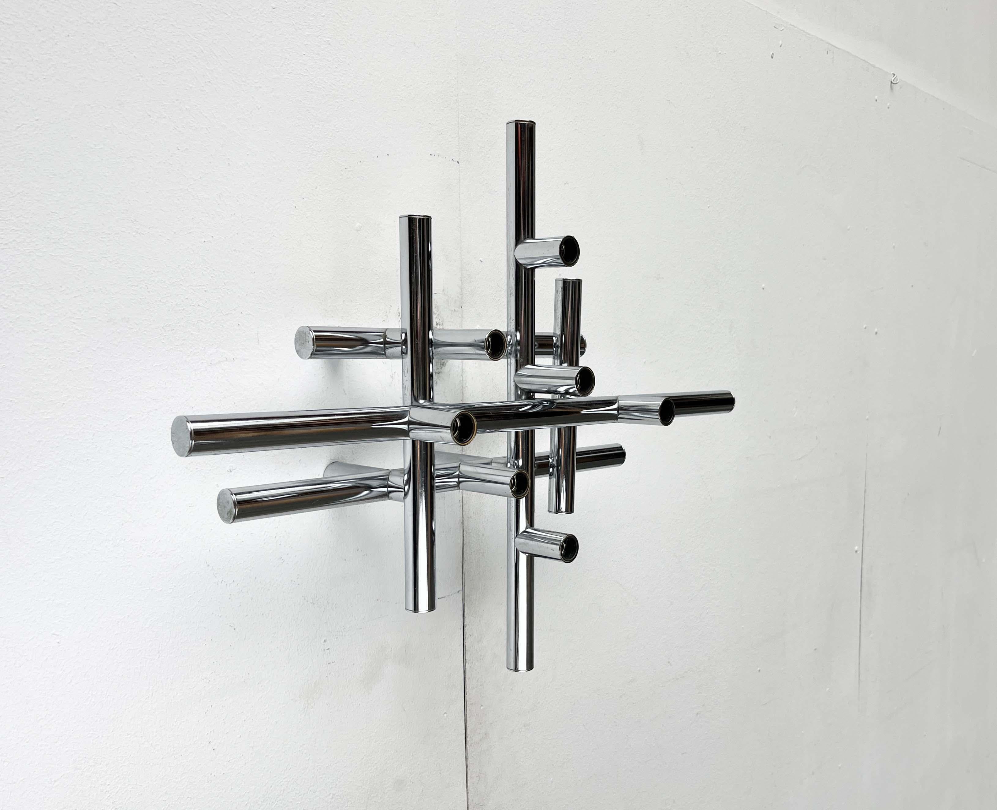 Lámpara de pared o de techo de la Modern Modern Space Age suiza de mediados de siglo de Temde, Suiza mediados del siglo XX en venta