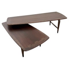 Mid-Century Modern Switchblade Coffee Table By Andre Bus For Lane Acclaim