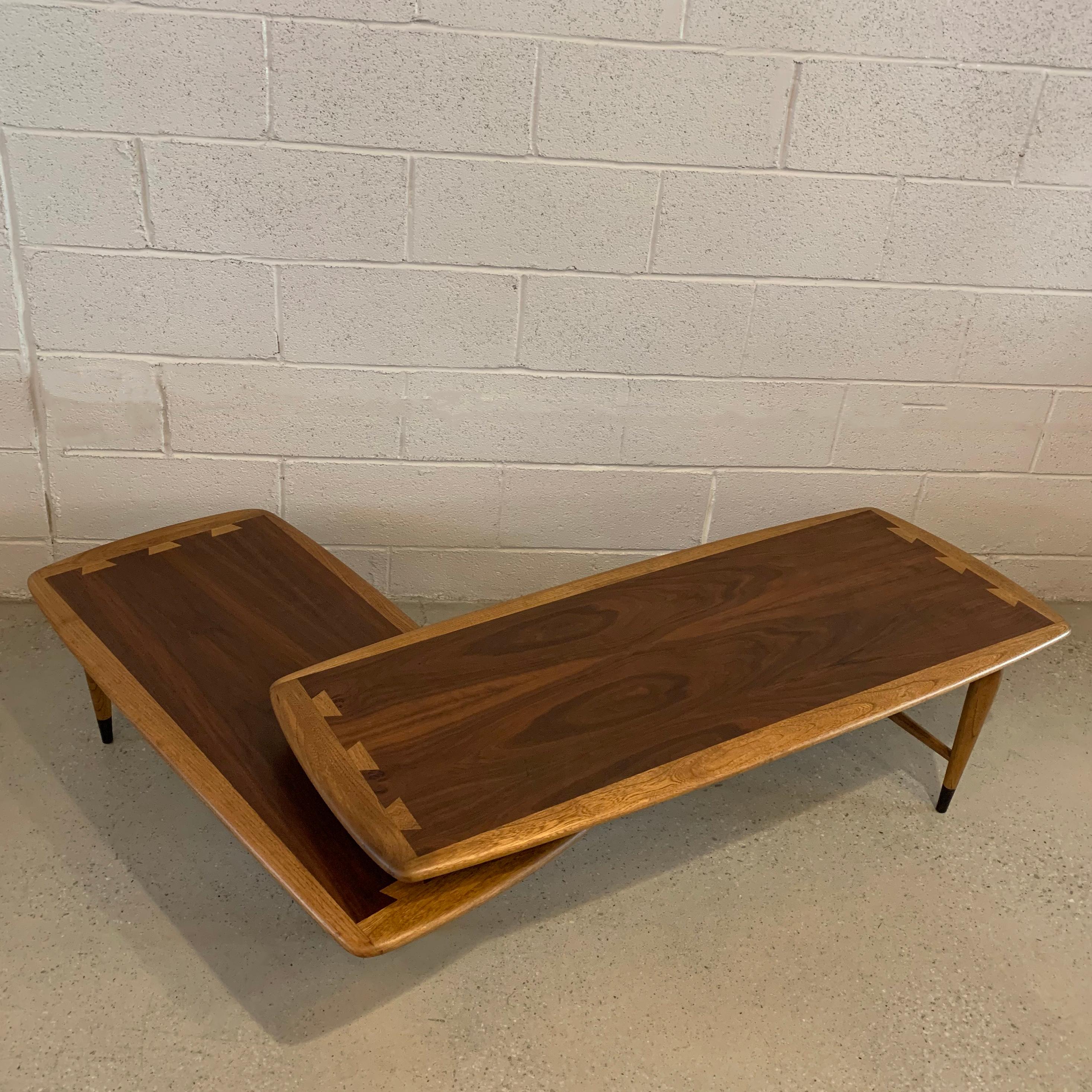 Walnut Mid-Century Modern Switchblade Coffee Table by Lane Acclaim