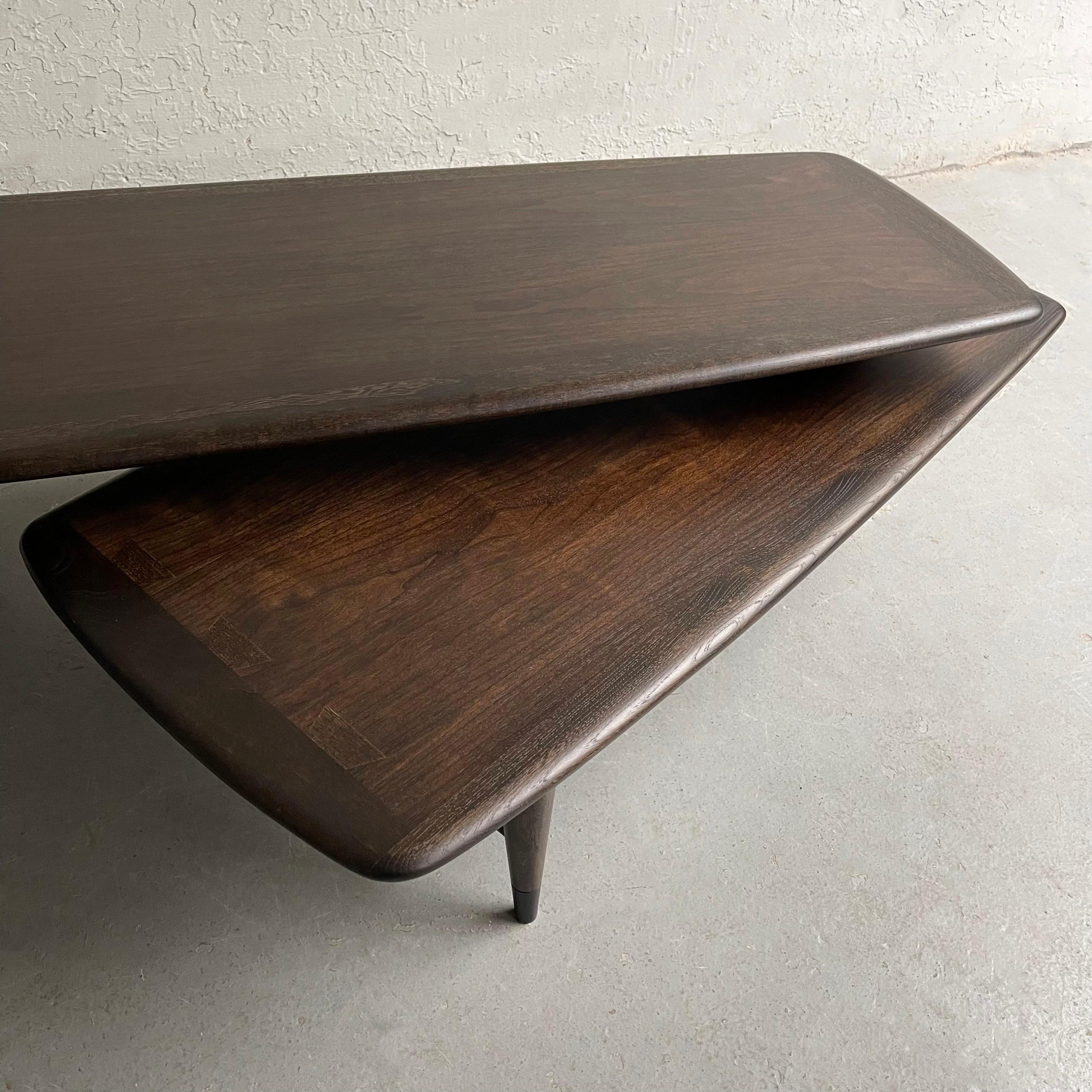 American Mid-Century Modern Switchblade Coffee Table by Lane Acclaim