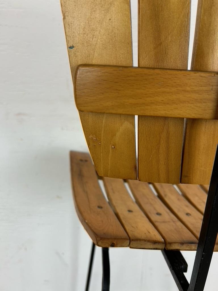 Tabouret de bar pivotant moderne du milieu du siècle dernier dans le style d'Arthur Umanoff en vente 4