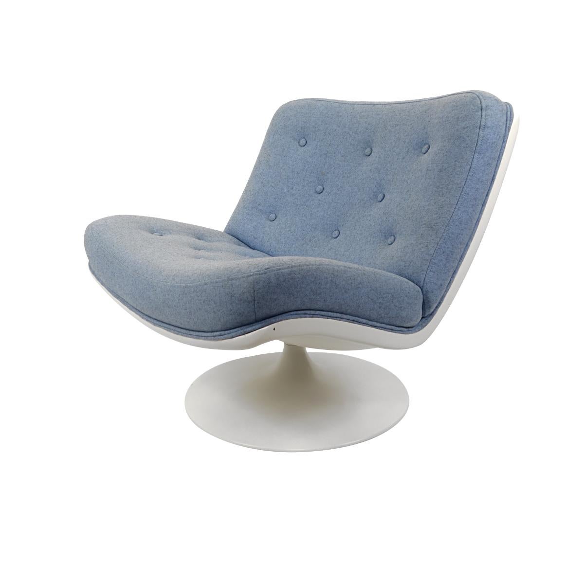 Mid-Century Modern Swivel Chair 508 by Geoffrey Harcourt for Artifort In Good Condition In Doornspijk, NL