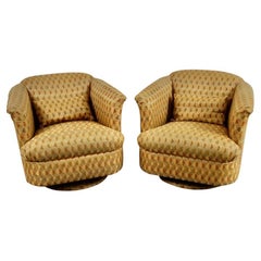 Retro Mid Century Modern Swivel Chairs