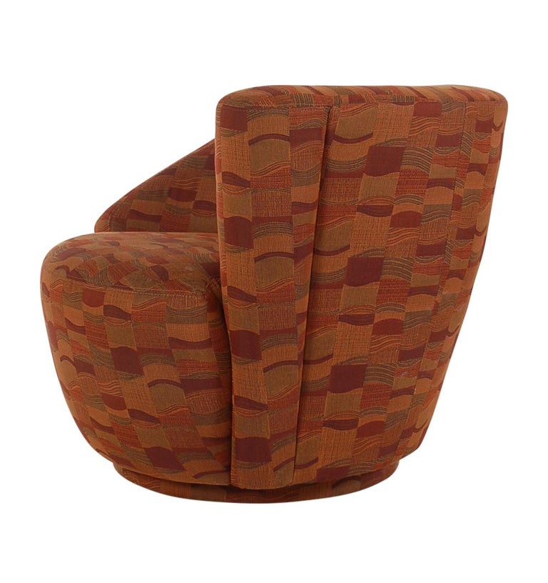 MidCentury Modern Swivel Club Lounge Chairs by Vladimir Kagan for