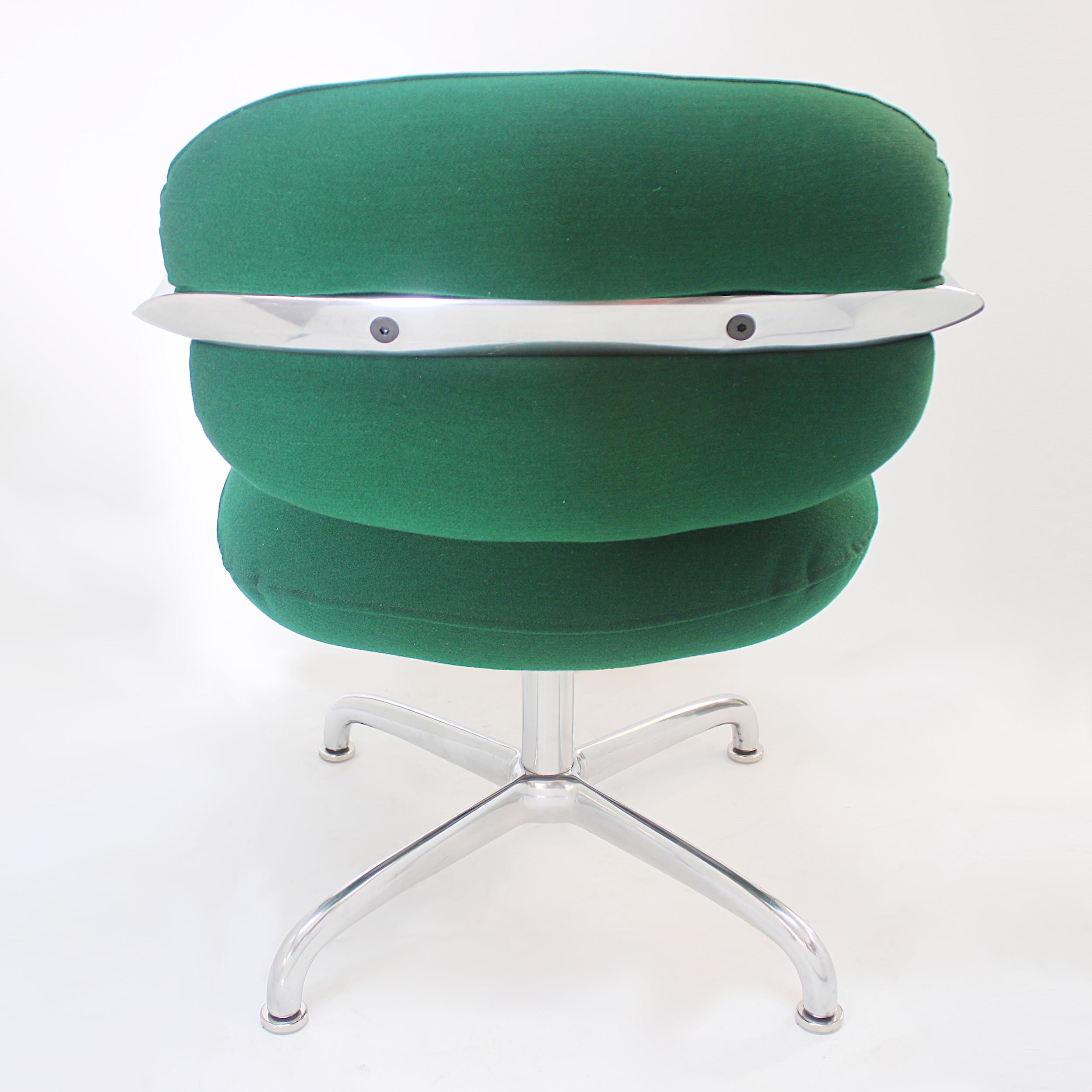 North American Mid-Century Modern Swivel Desk Chair by Andrew Morrison & Bruce Hannah for Knoll