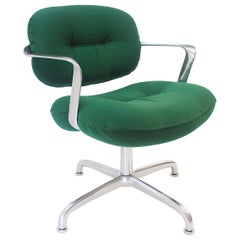 Mid-Century Modern Swivel Desk Chair by Andrew Morrison & Bruce Hannah for Knoll