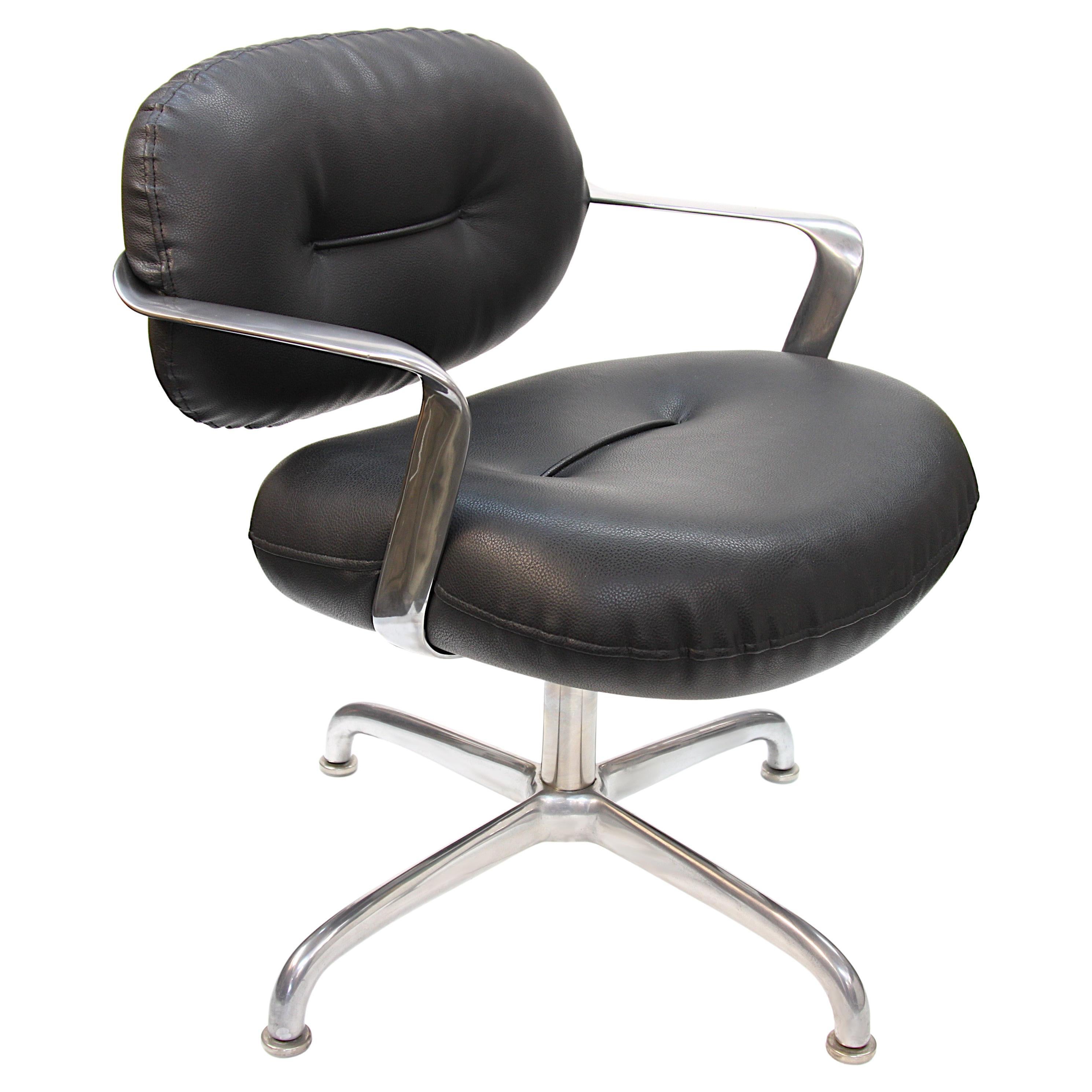 Mid-Century Modern Swivel Desk Chair by Andrew Morrison & Bruce Hannah for Knoll