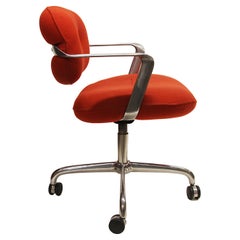 Mid-Century Modern Swivel Desk Chair by Andrew Morrison & Bruce Hannah for Knoll