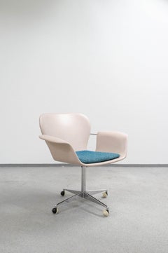 Mid-Century Modern Swivel Office Chair by Kjell Hjell & Bjarne Stave