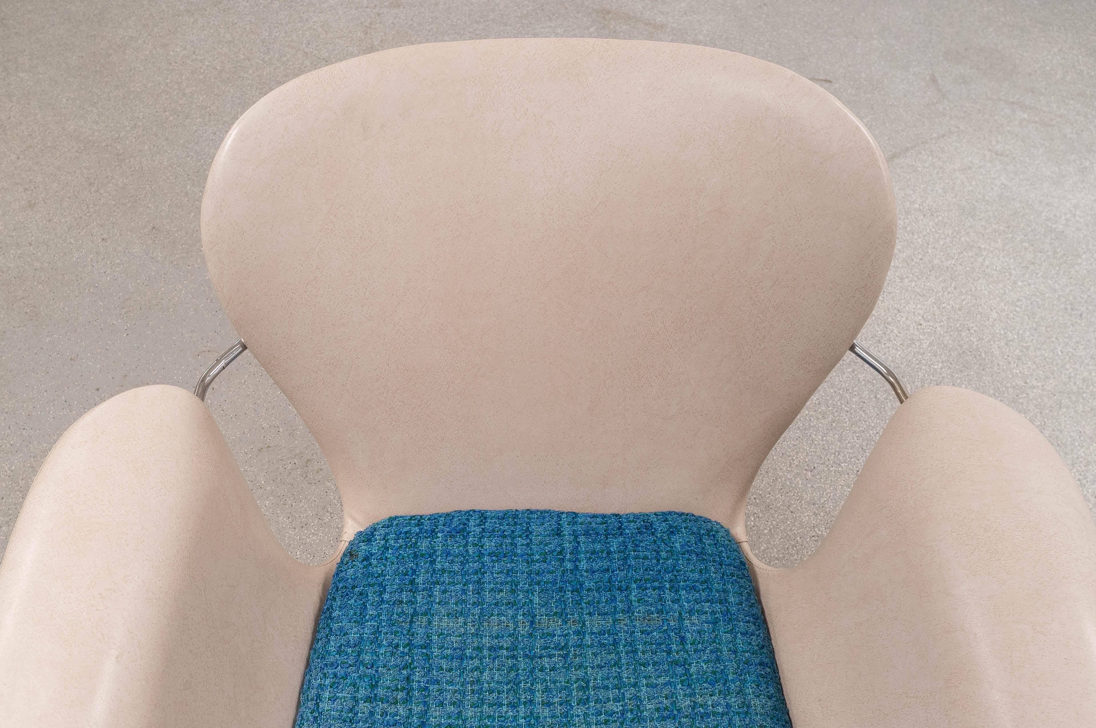 Mid-20th Century Mid-Century Modern Swivel Office Chair by Kjell Hjell & Bjarne Stave For Sale