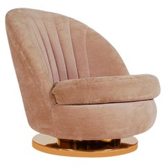 Mid-Century Modern Swivel & Slipper Lounge by Milo Baughman for Thayer Coggin