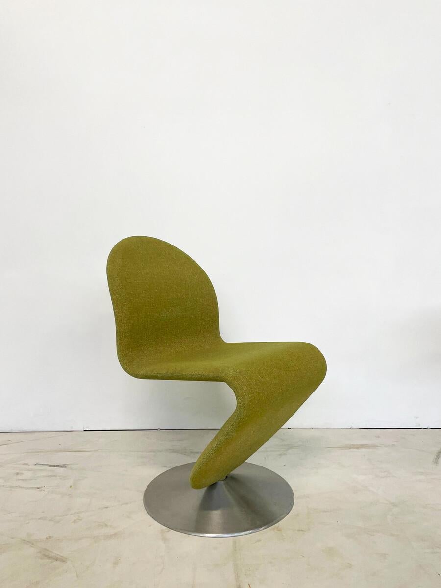 Mid-Century Modern 'System 123' Chair by Verner Panton, Denmark, 1973 For Sale 3