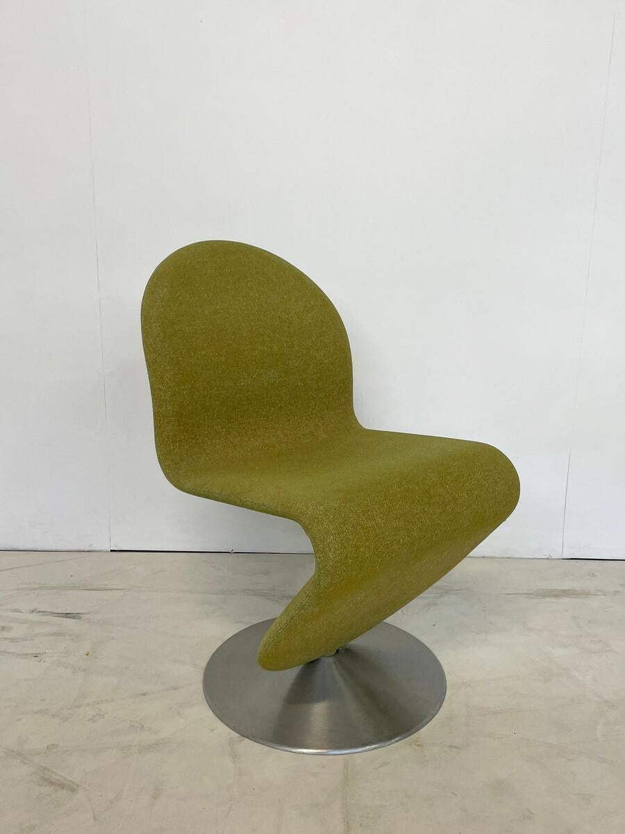 Moderner Mid-Century-Stuhl „system 123“ von Verner Panton, Dänemark, 1973 (Italienisch) im Angebot