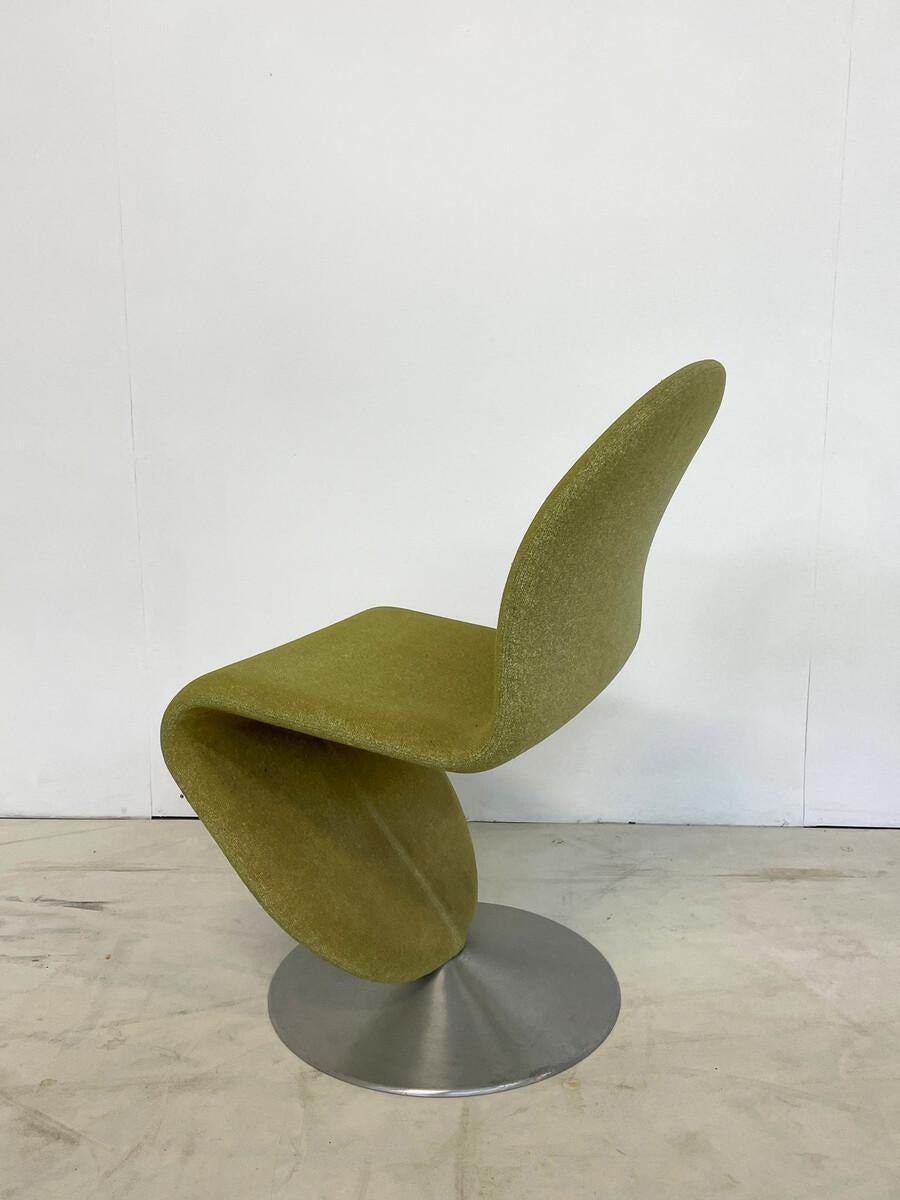 Moderner Mid-Century-Stuhl „system 123“ von Verner Panton, Dänemark, 1973 im Zustand „Gut“ im Angebot in Brussels, BE
