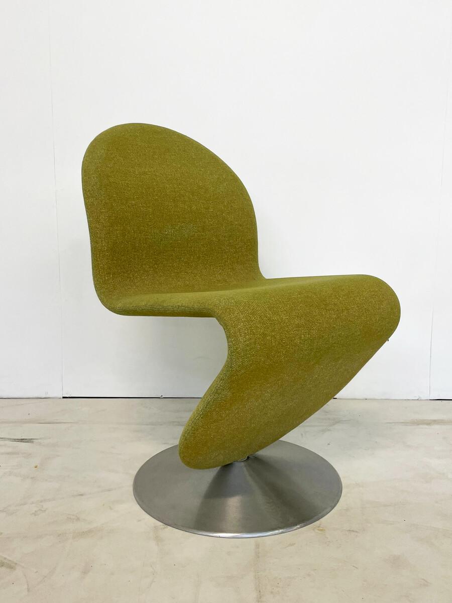 Late 20th Century Mid-Century Modern 'System 123' Chair by Verner Panton, Denmark, 1973 For Sale