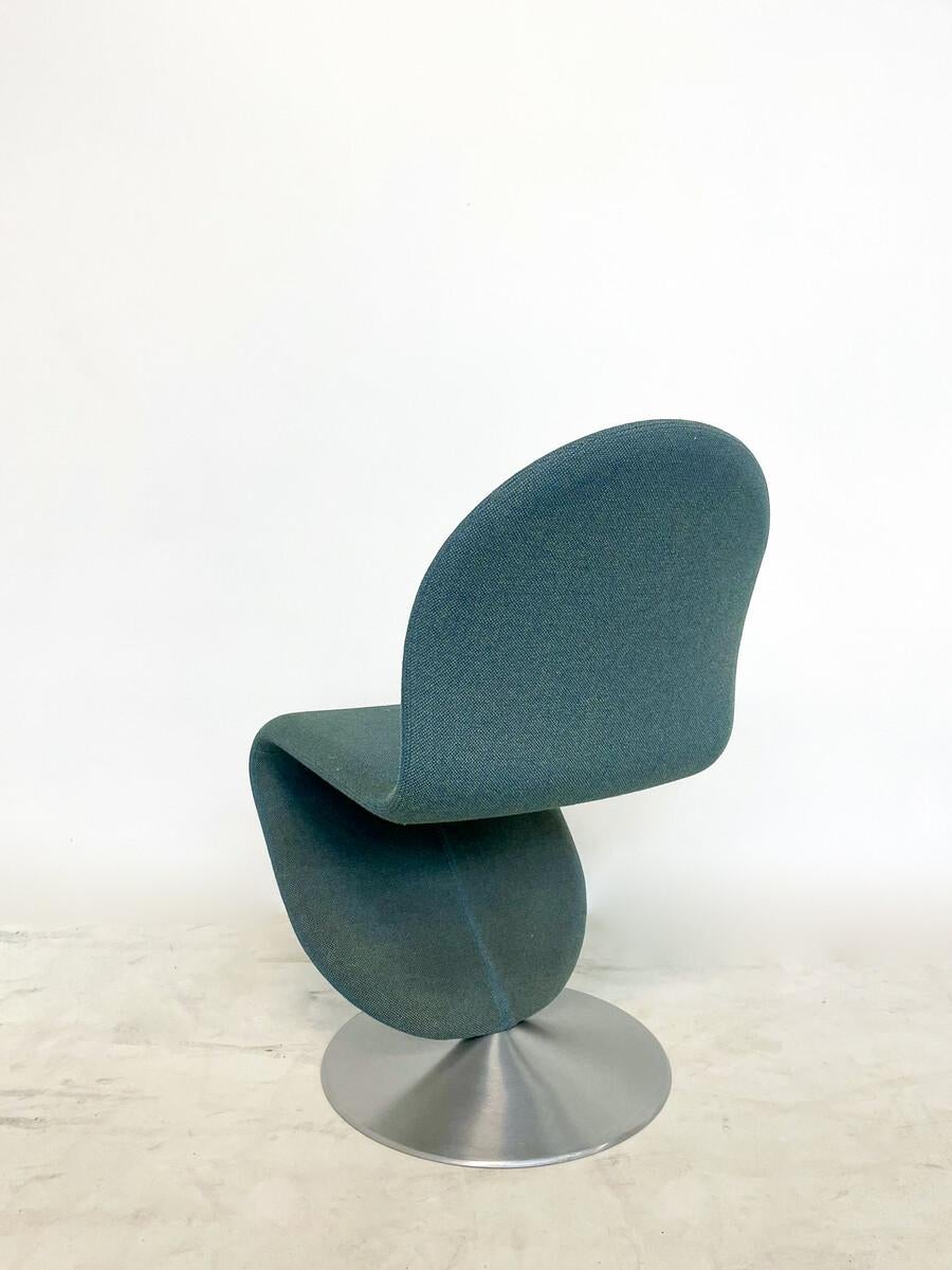 Mid-Century Modern 'System 123' Chair by Verner Panton, Denmark, 1973 For Sale 2