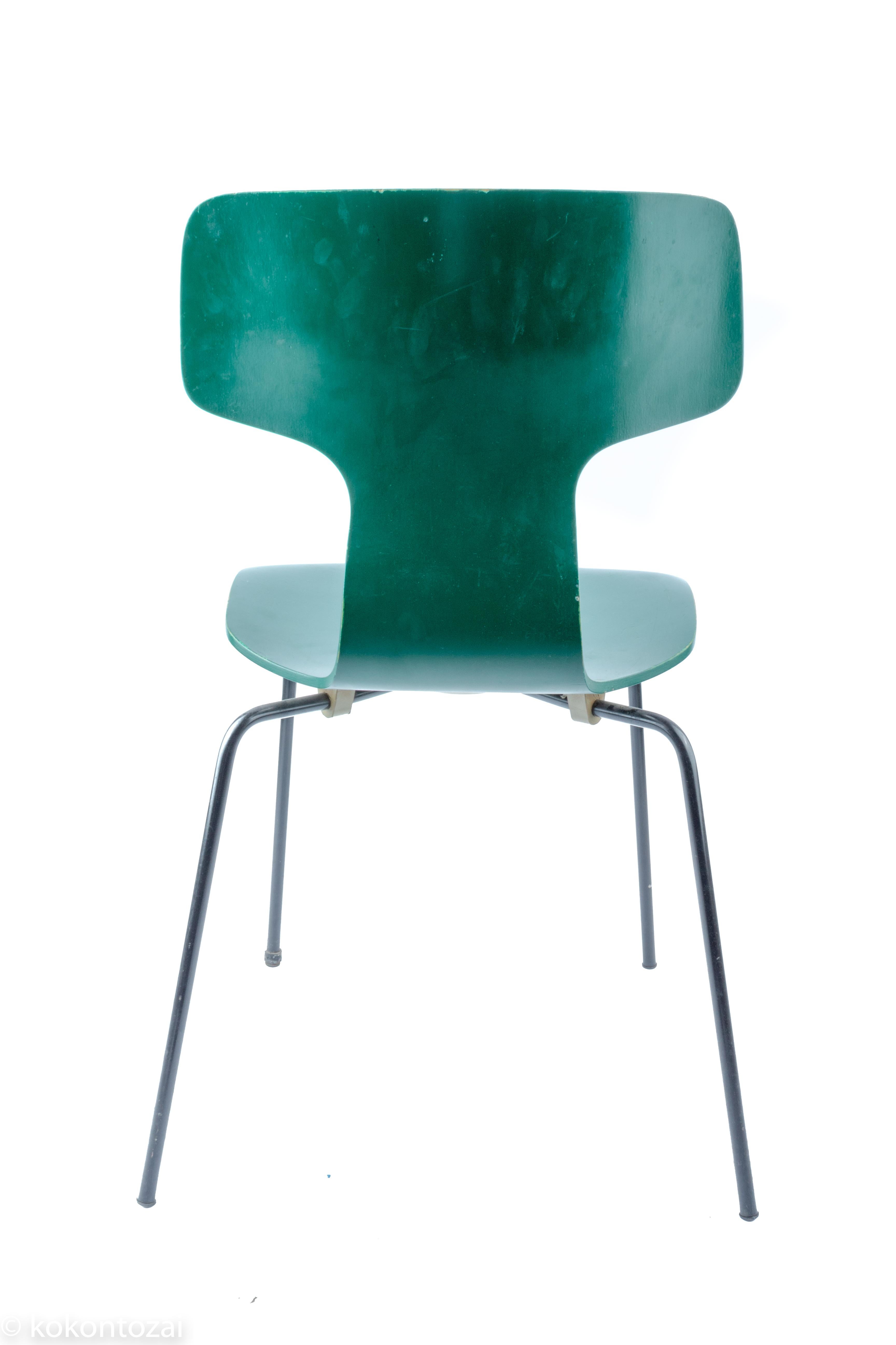 Mid-Century Modern T Chair by Arne Jacobsen, 1973 Edition In Good Condition For Sale In Notting Hill, GB