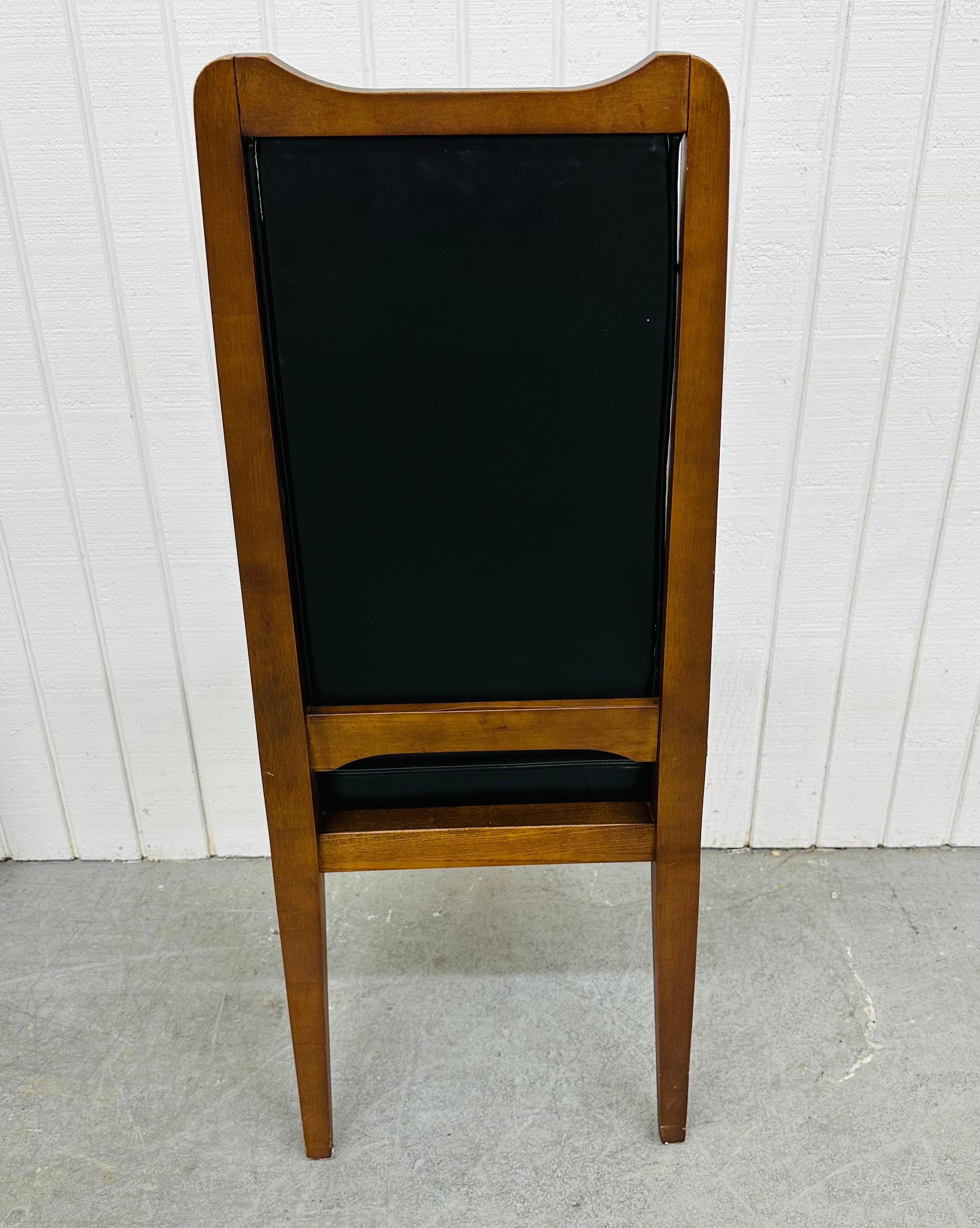 Mid-Century Modern Tabago Walnut Dining Chairs - Set of 6 2