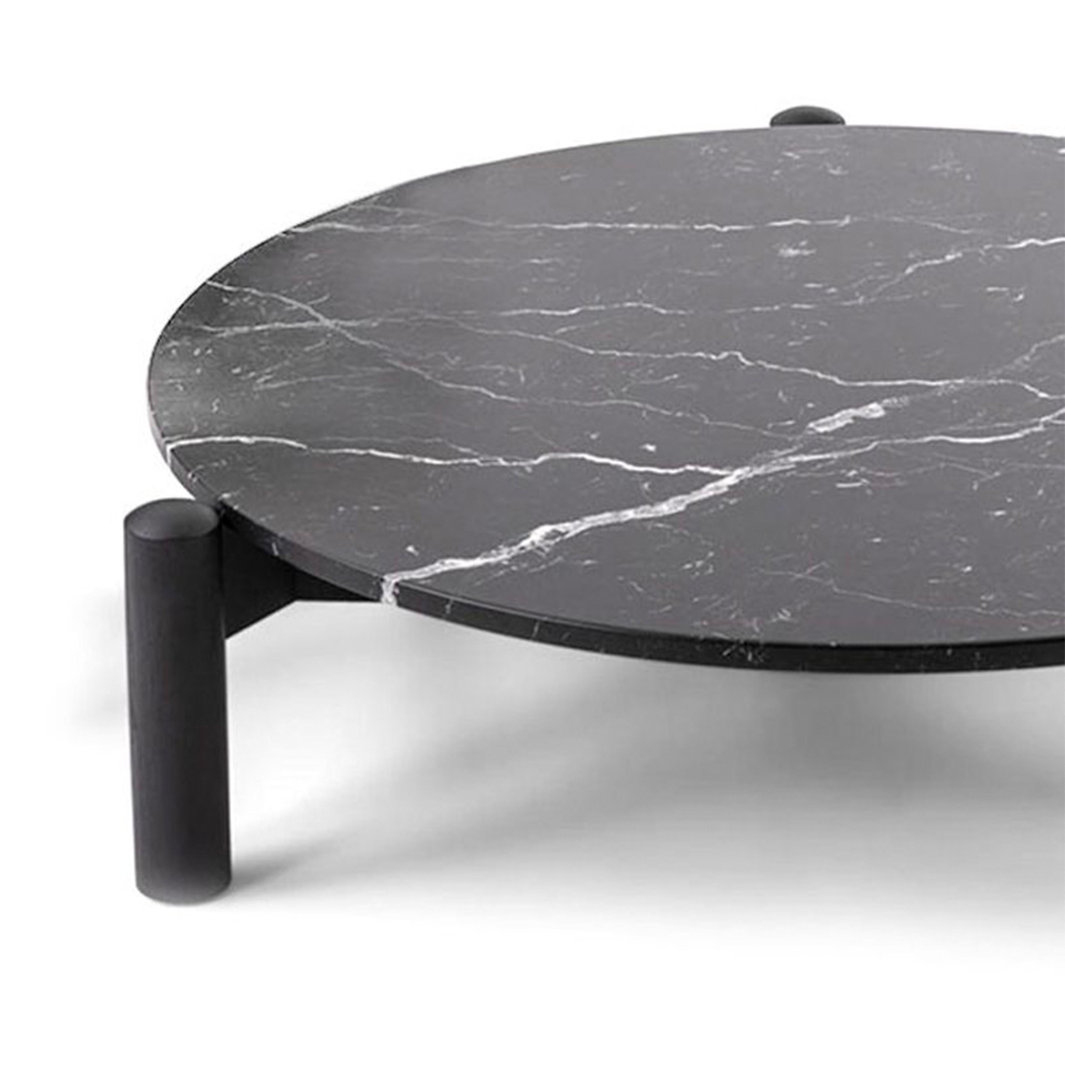 Mid Century Modern Table Black Wood and Marble by Charlotte Perriand for Cassina

Table designed by Charlotte Perriand in 1937. Relaunched in 2019.
Manufactured by Cassina in Italy.

The first model of this historic design low table was crafted in
