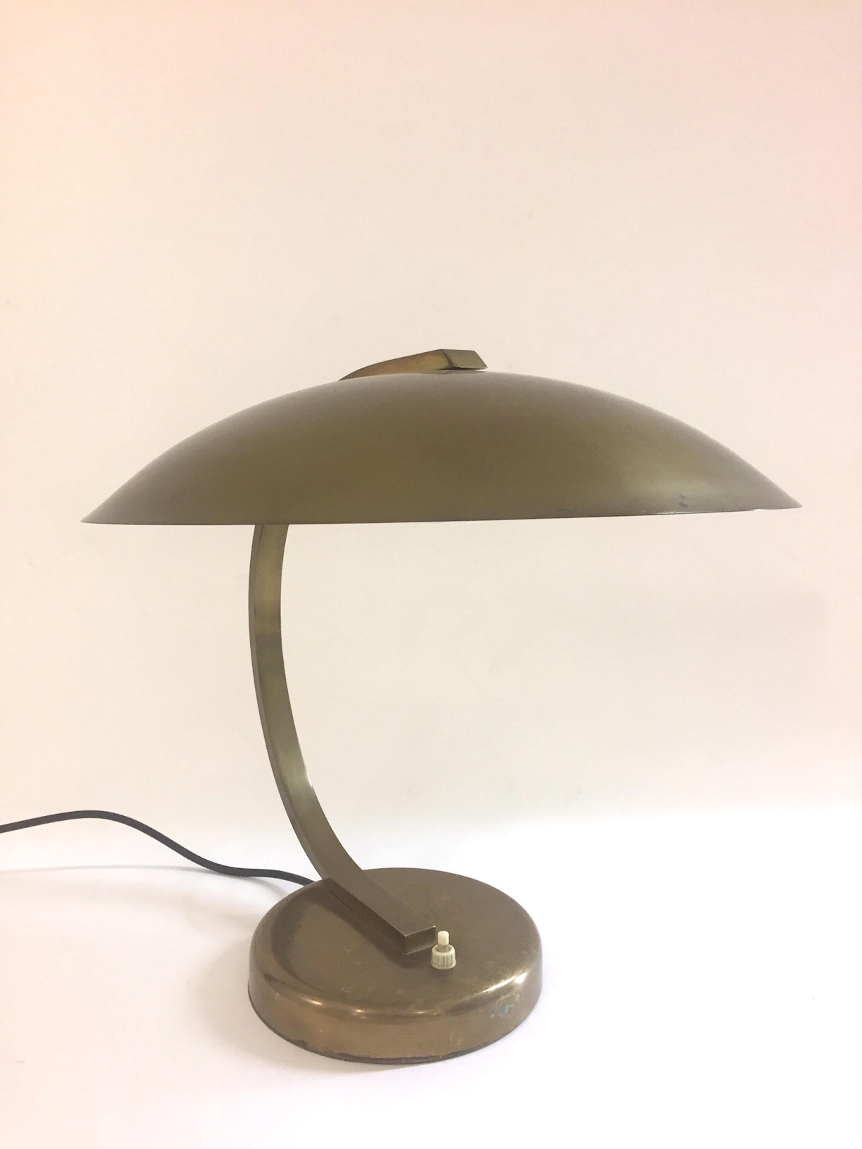 Bauhaus Mid-Century Modern Table Lamp, 1940s