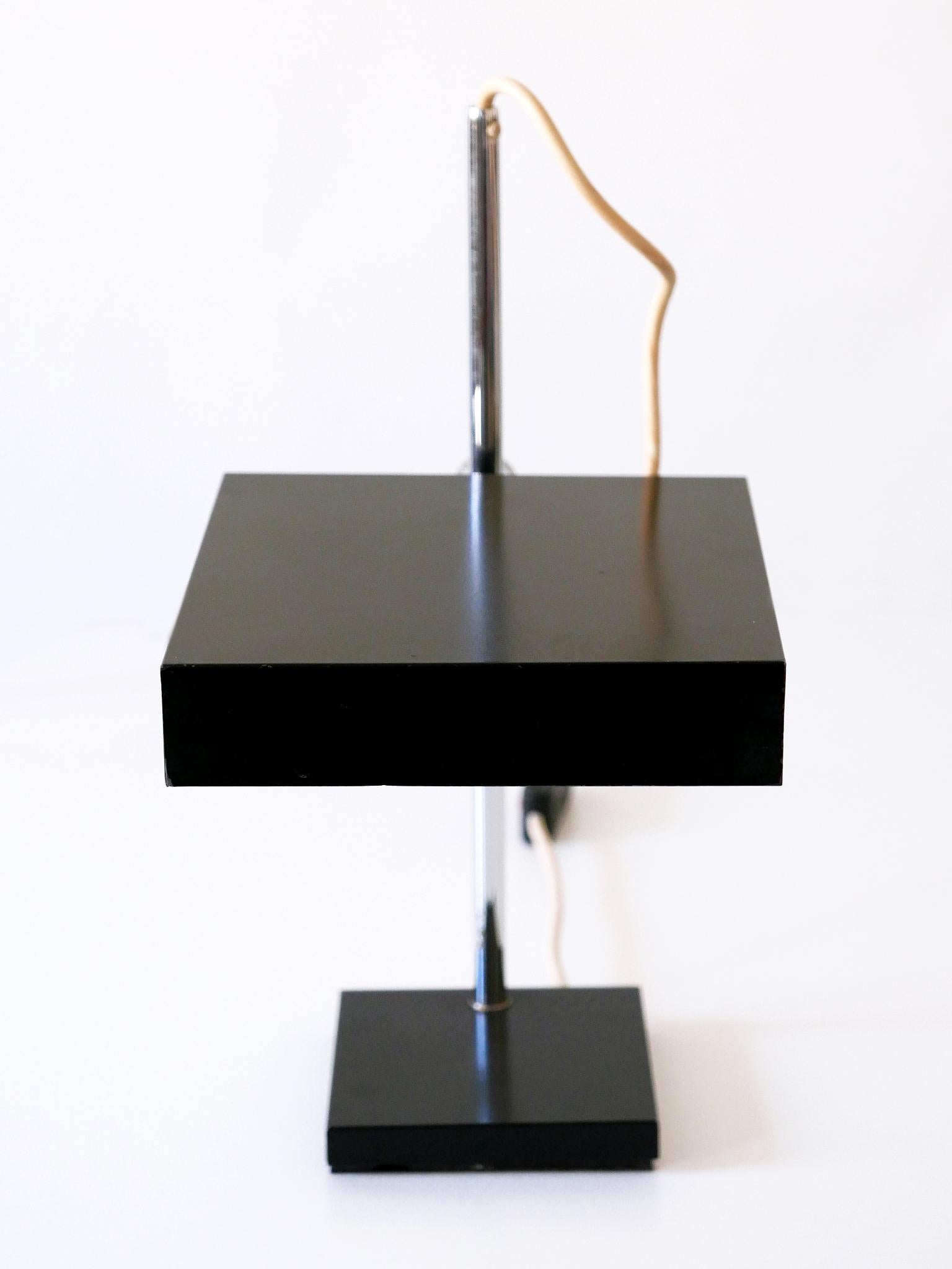 Steel Mid-Century Modern Table Lamp '6640' by Kaiser Leuchten, 1960s, Germany