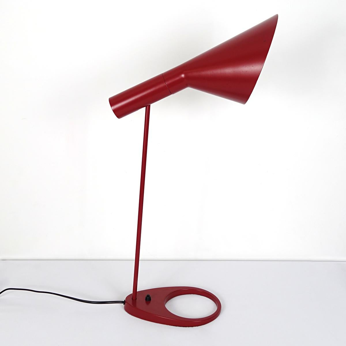 Metal Mid-Century Modern Table Lamp AJ by Arne Jacobsen for Louis Poulsen