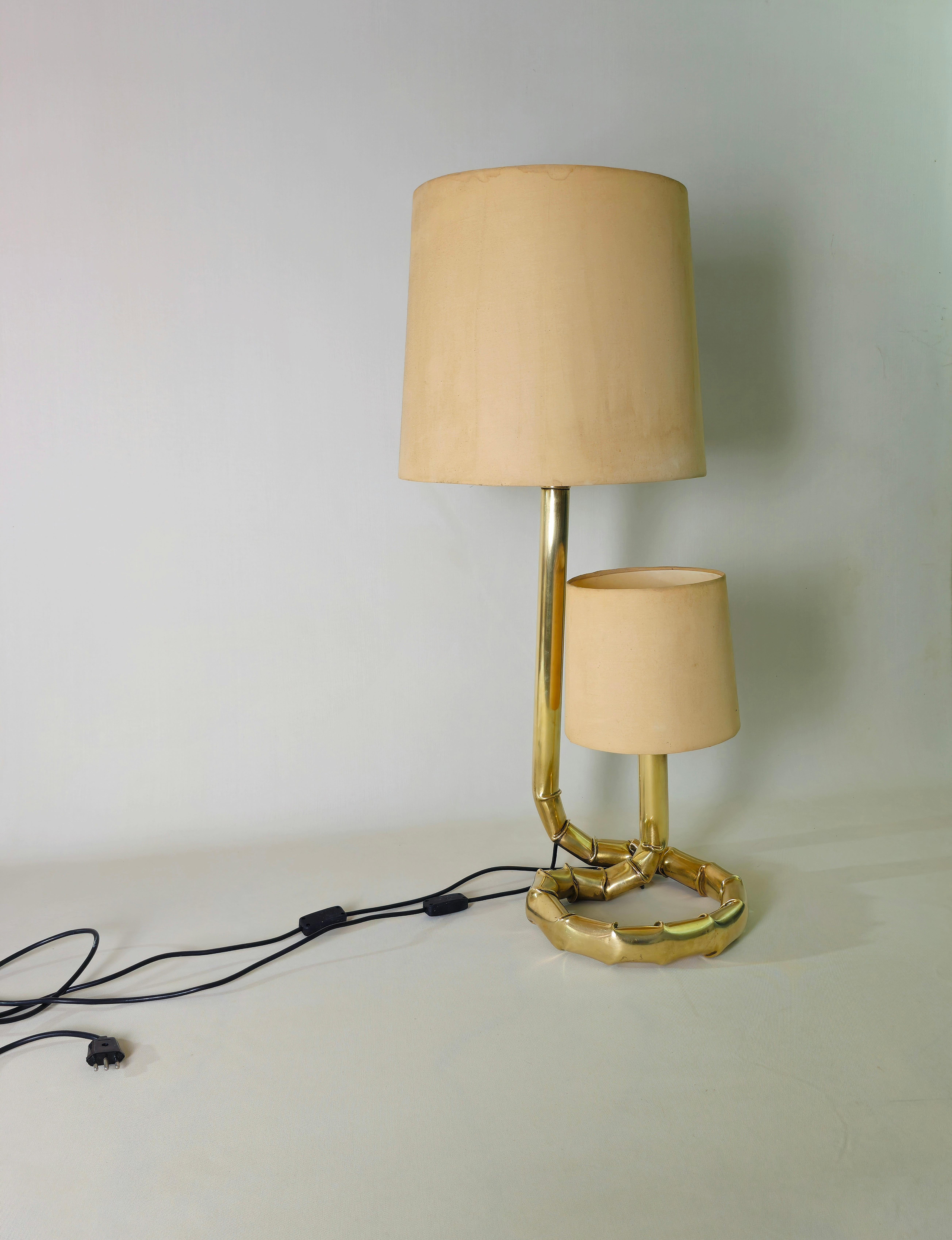 Mid-Century Modern Table Lamp Brass  Lighting Italian Design, 1960s For Sale 6