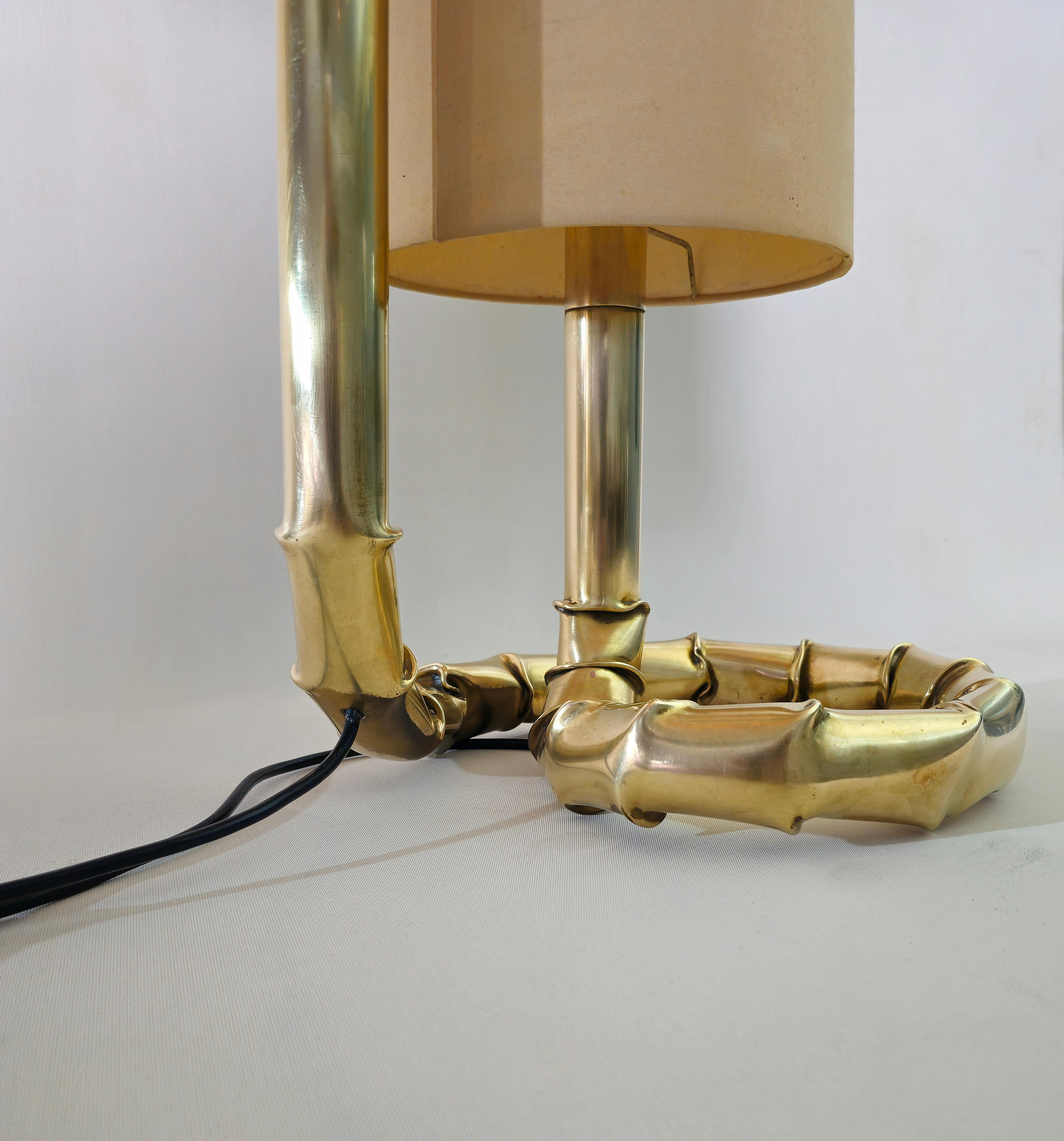 Mid-Century Modern Table Lamp Brass  Lighting Italian Design, 1960s For Sale 7