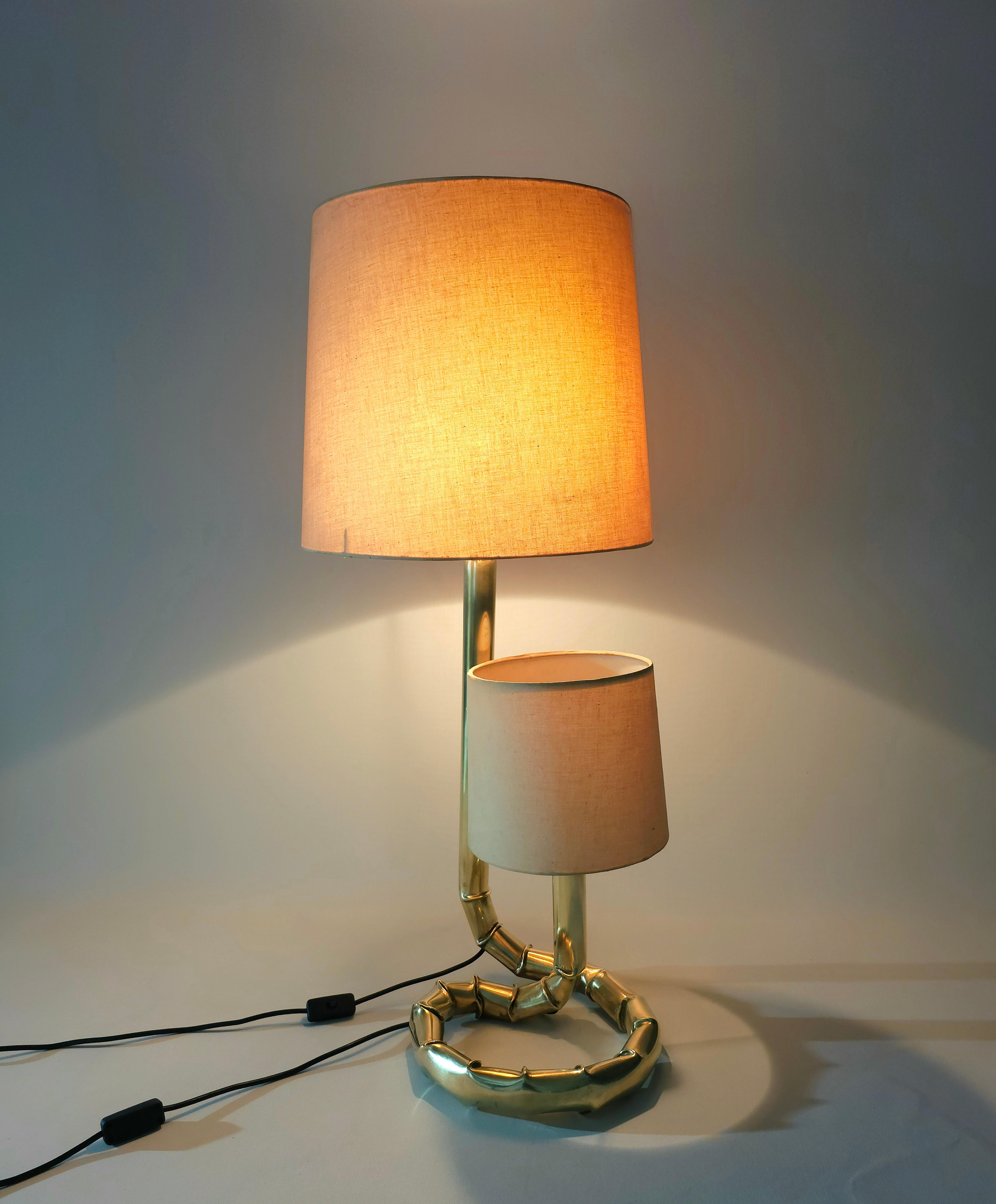 Mid-Century Modern Table Lamp Brass  Lighting Italian Design, 1960s For Sale 9